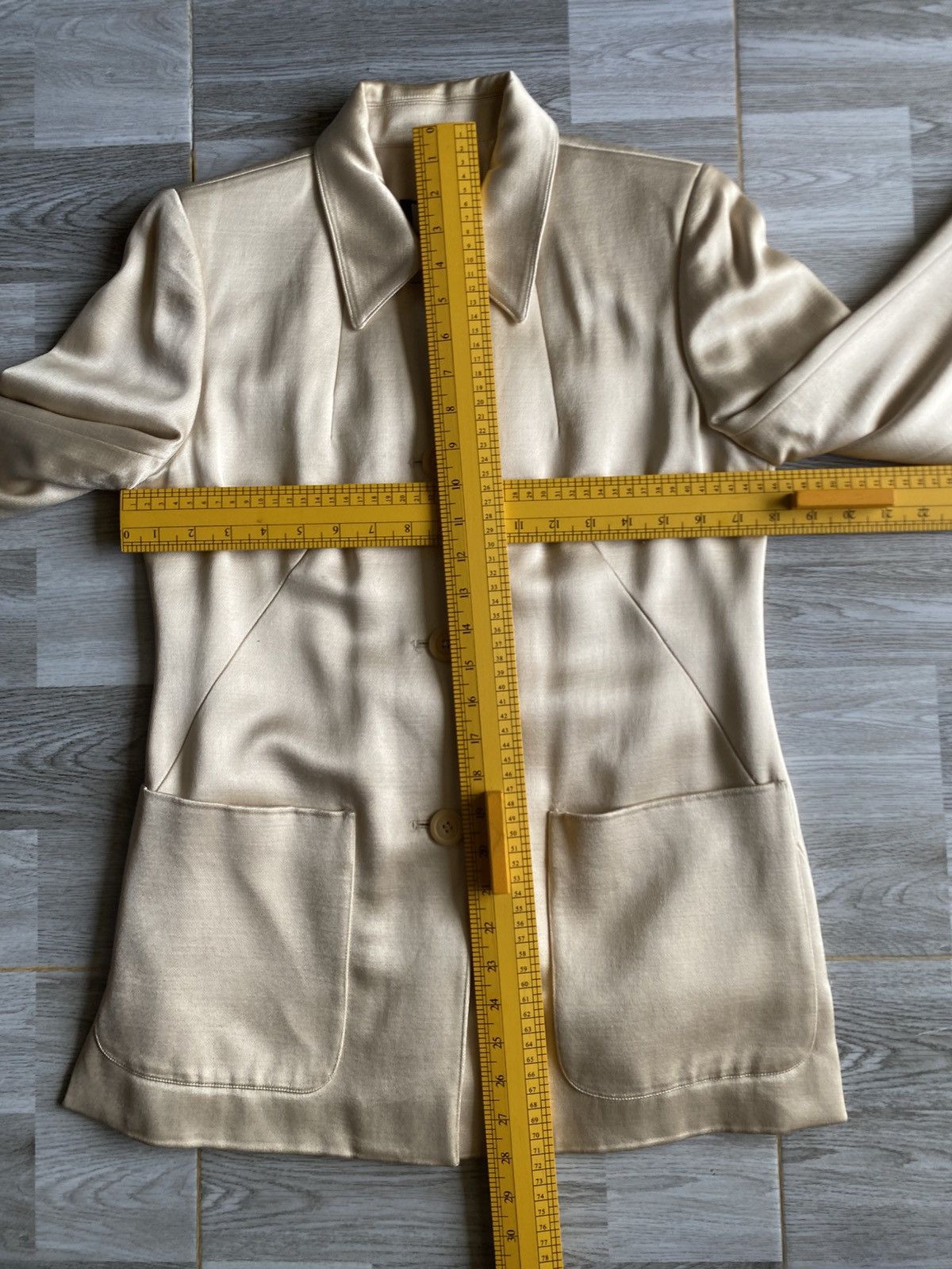 DKNY DKNY Donna Karan Wool Rayon Tailored Jacket Size S / US 4 / IT 40 - 15 Thumbnail