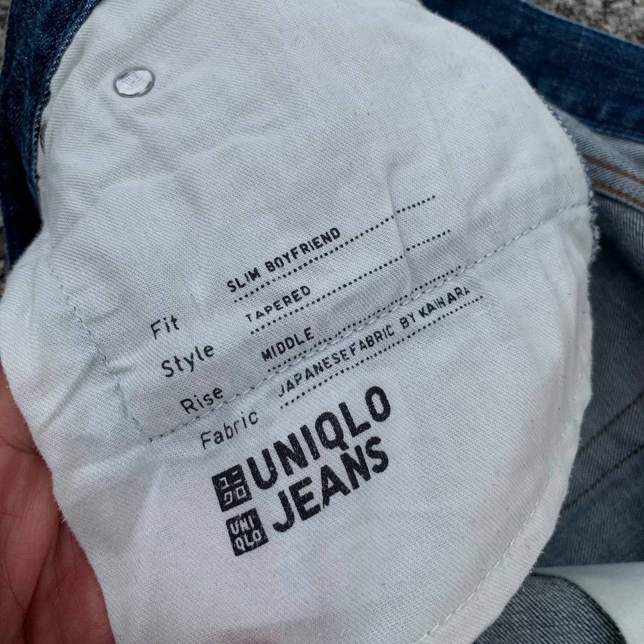 Uniqlo Women Uniqlo Slim Boyfriend Tapered Ripped Jeans By Kaihara Size 36" / US 14 / IT 50 - 7 Thumbnail