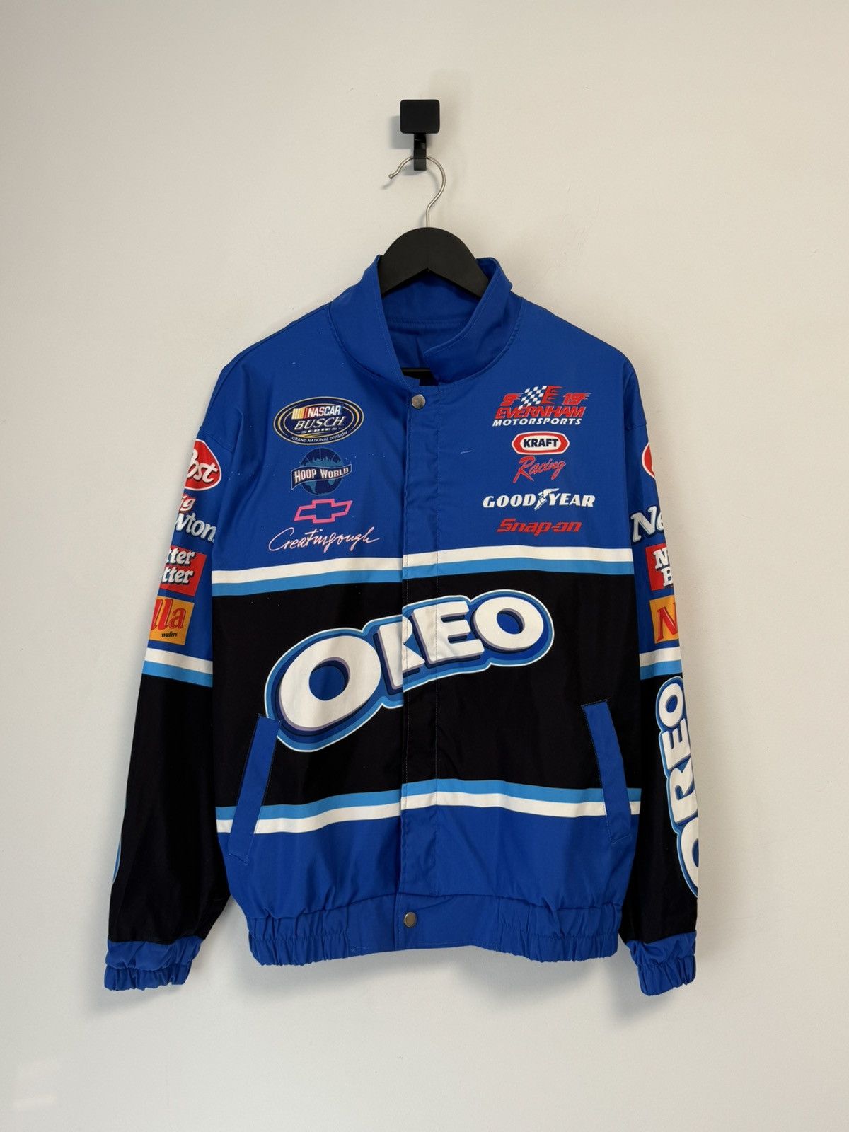 NASCAR Vintage NASCAR OREO Racing Jacket Blue Black Embroidered Size US M / EU 48-50 / 2 - 1 Thumbnail