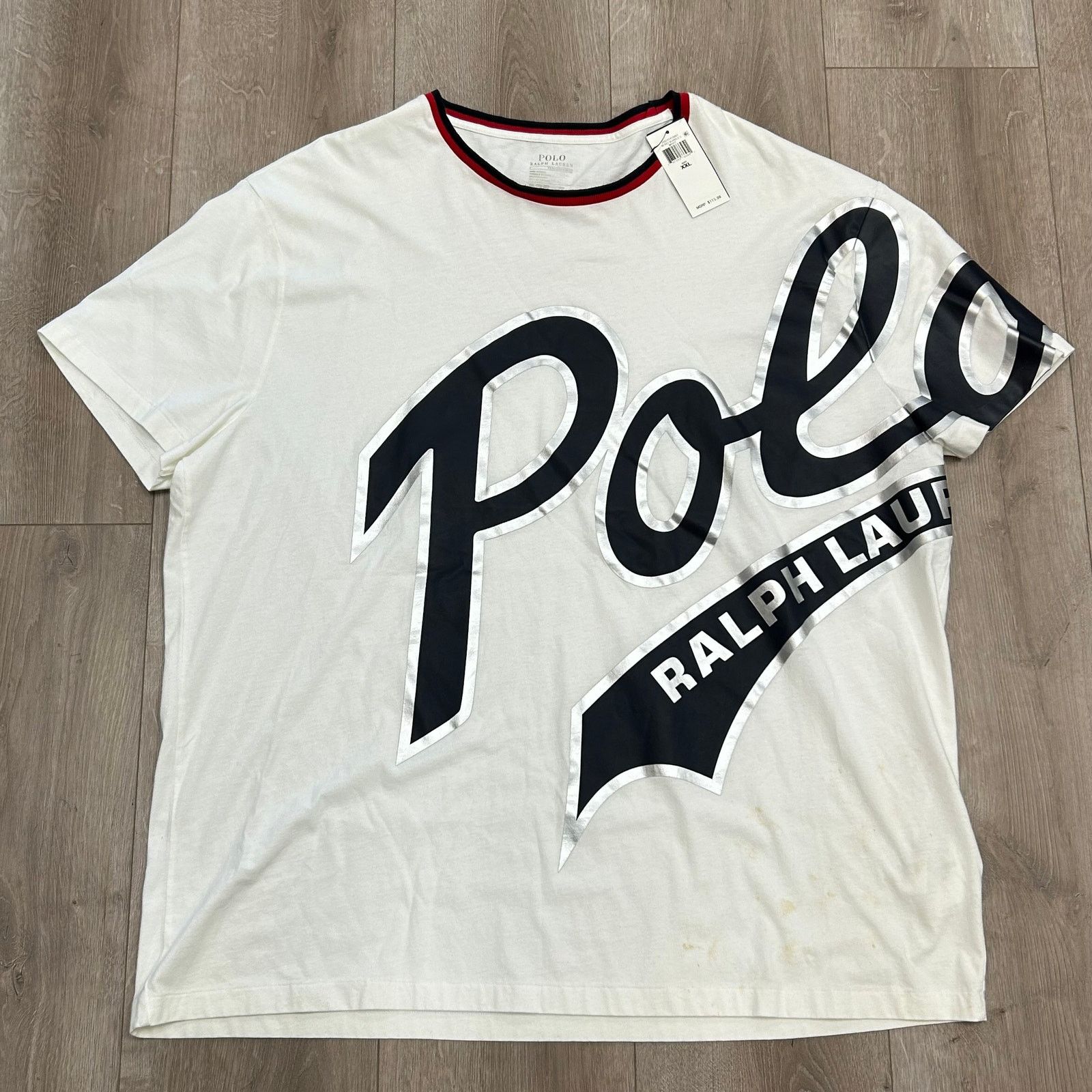 Polo Ralph Lauren Polo Ralph Lauren Performance Script T Shirt Size XXL 2XL B7 Size US XXL / EU 58 / 5 - 1 Thumbnail