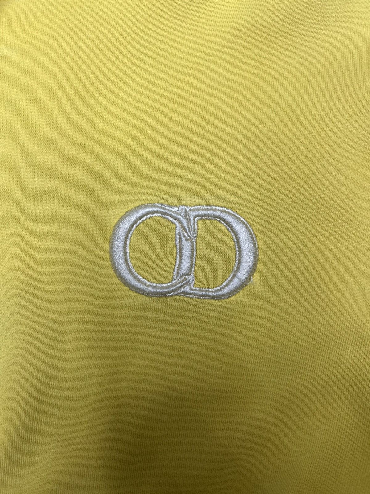 Christian Dior Monsieur Dior CD Icon Hooded Yellow Sweatshirt Size US M / EU 48-50 / 2 - 3 Thumbnail