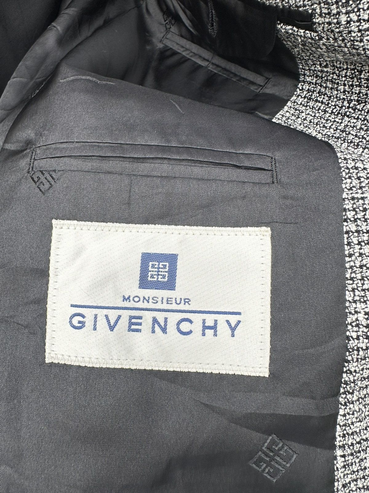 Givenchy 👹Givenchy Monsieur Wool Blazer Jacket Size US S / EU 44-46 / 1 - 9 Thumbnail