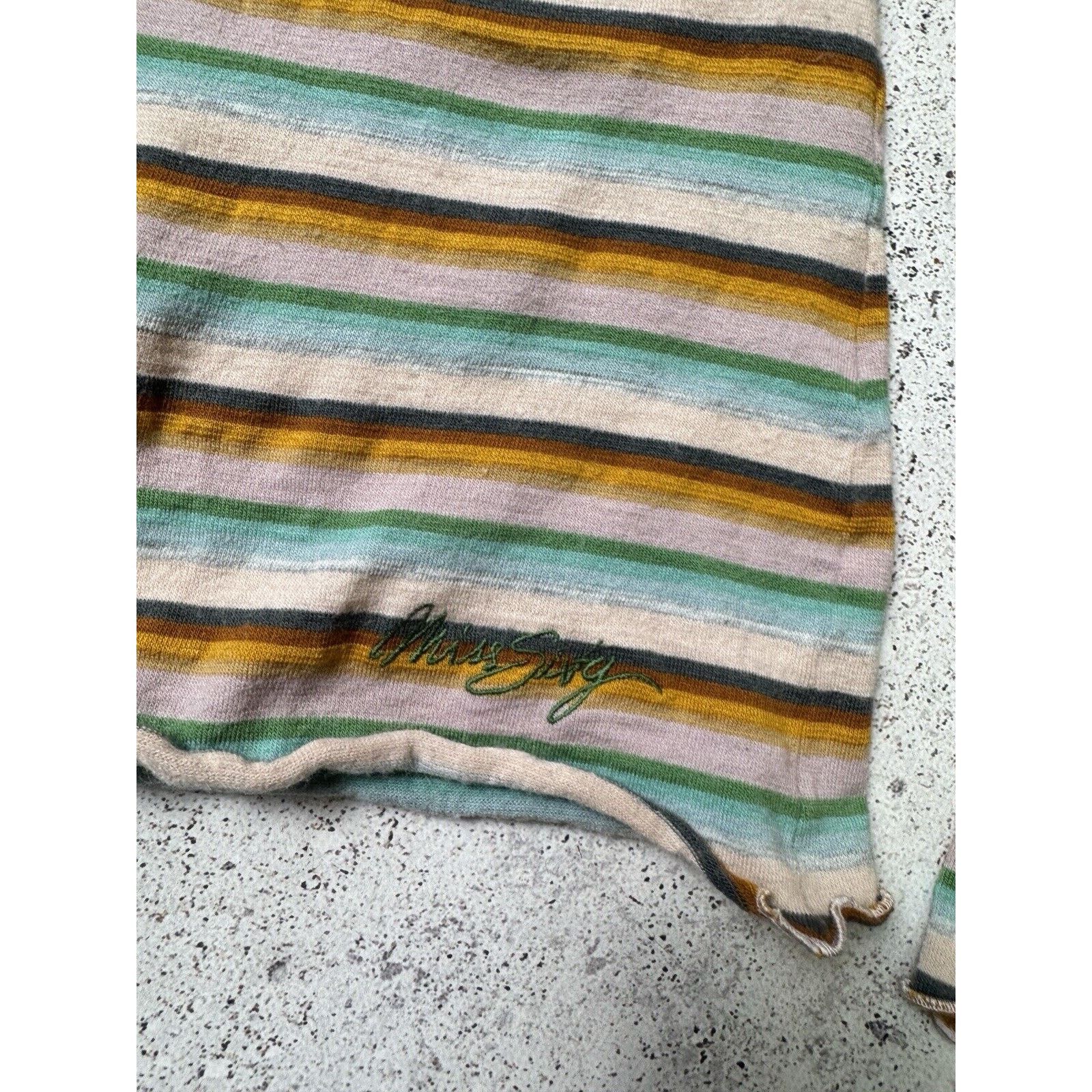 Miss Sixty Vintge Miss Sixty Turtleneck Sweater Avant Garde Striped Size L / US 10 / IT 46 - 12 Thumbnail