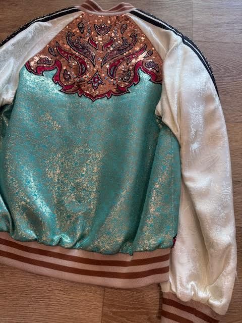 Gucci GUCCI Sequin embroidered bomber jacket Size US M / EU 48-50 / 2 - 3 Thumbnail