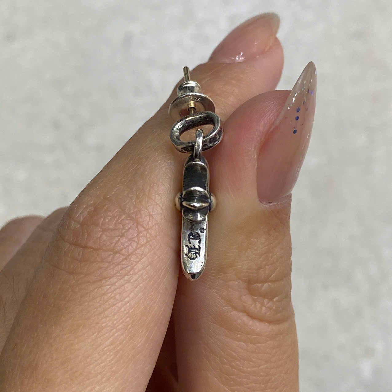 Chrome Hearts CHROME HEARTS Cross Baby Fat Earring Size ONE SIZE - 8 Thumbnail