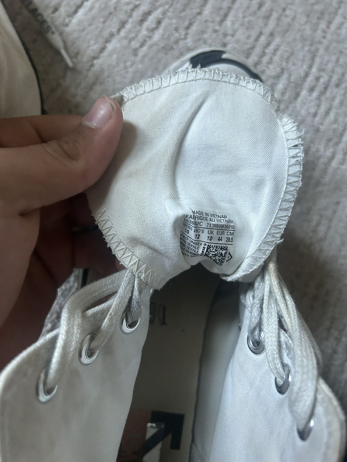 Converse × Off-White Converse Chuck Taylor All Star 70 Hi Off White Size US 10 / EU 43 - 6 Thumbnail