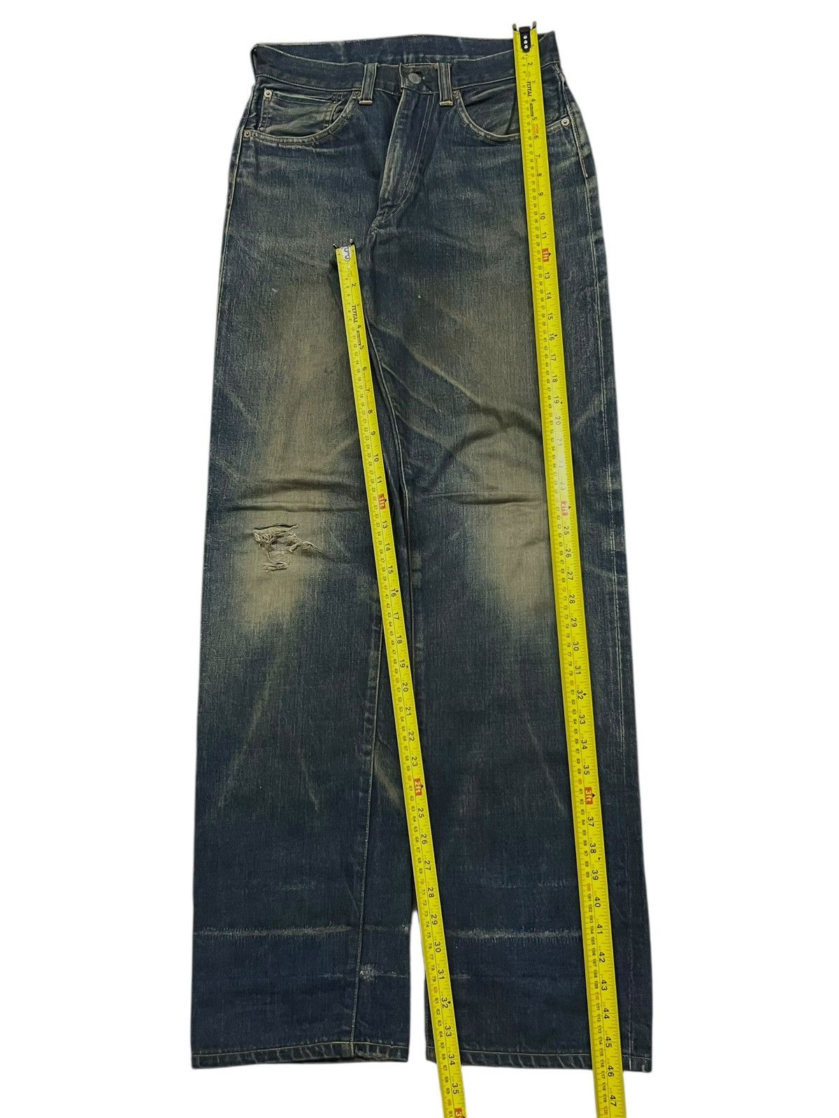 Evisu Vintage Archive EVIS Japanese Selvedge Denim | Early EVISU Size US 29 - 16 Thumbnail