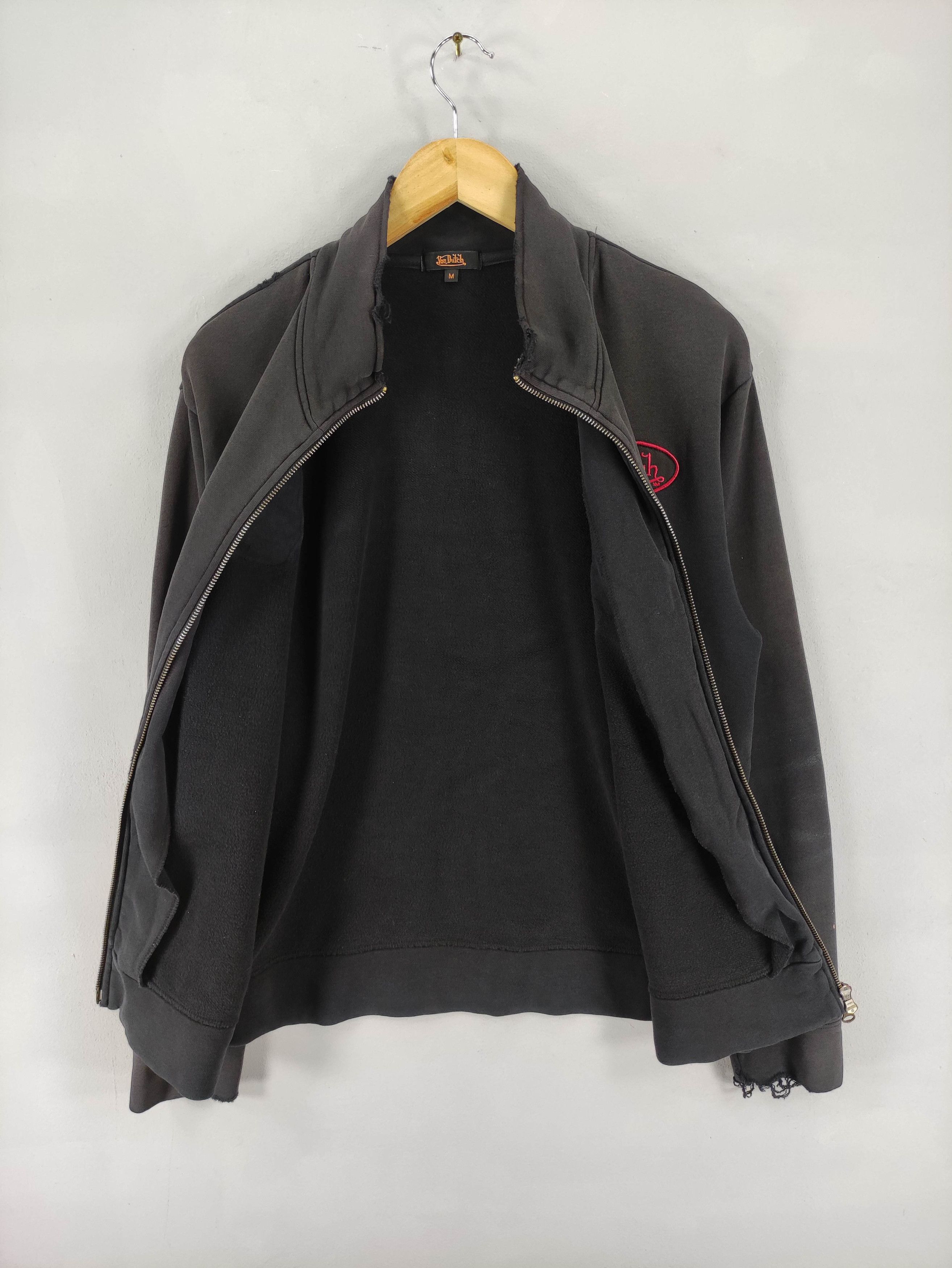 Von Dutch Vintage Von Dutch Distressed Sweater Zipper Patch Size US M / EU 48-50 / 2 - 10 Thumbnail