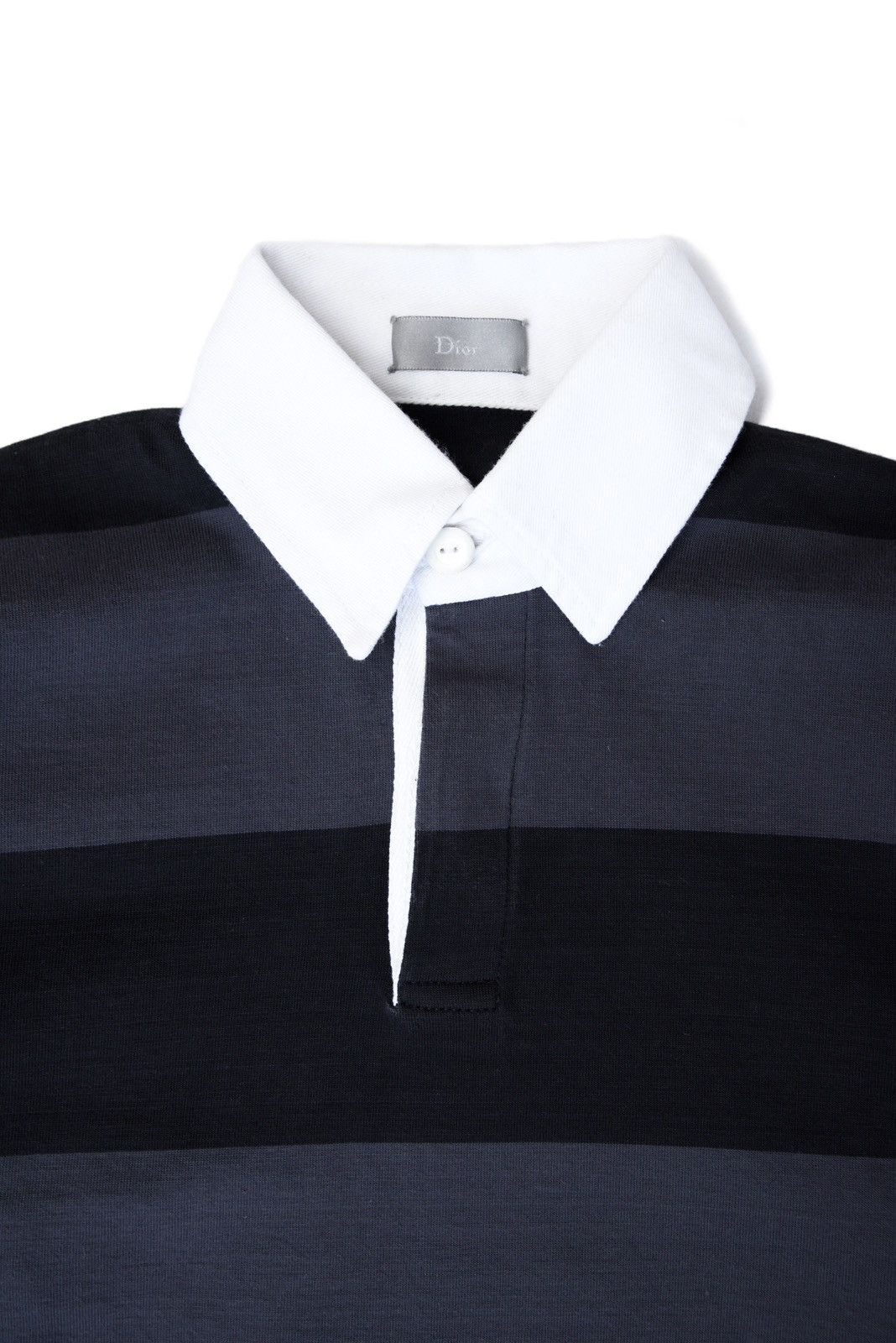 Dior Dior Homme SS05 “Untitled” Rugby Longsleeve by Hedi Slimane Size US S / EU 44-46 / 1 - 5 Thumbnail