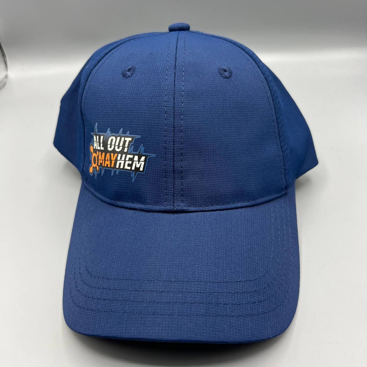 The Unbranded Brand All Out Mayhem Hat Men Blue Strap Back Cap New Size ONE SIZE - 1 Thumbnail
