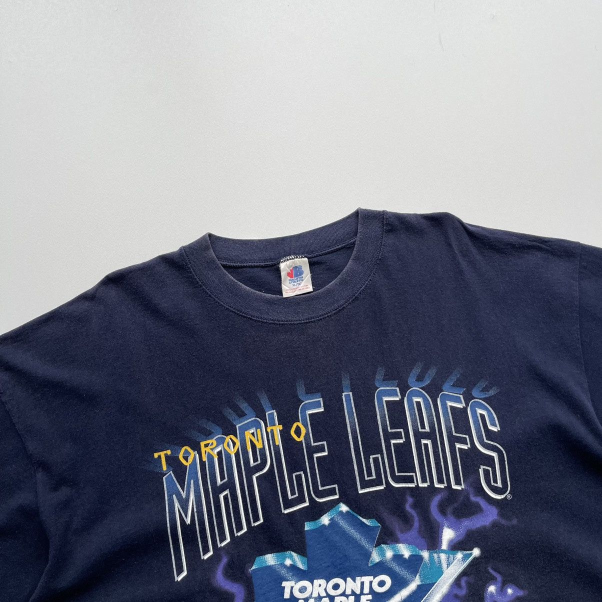 NHL × Vintage Bulletin Athletic Toronto Maple Leafs NHL Official T-Shirt Size US XL / EU 56 / 4 - 2 Thumbnail