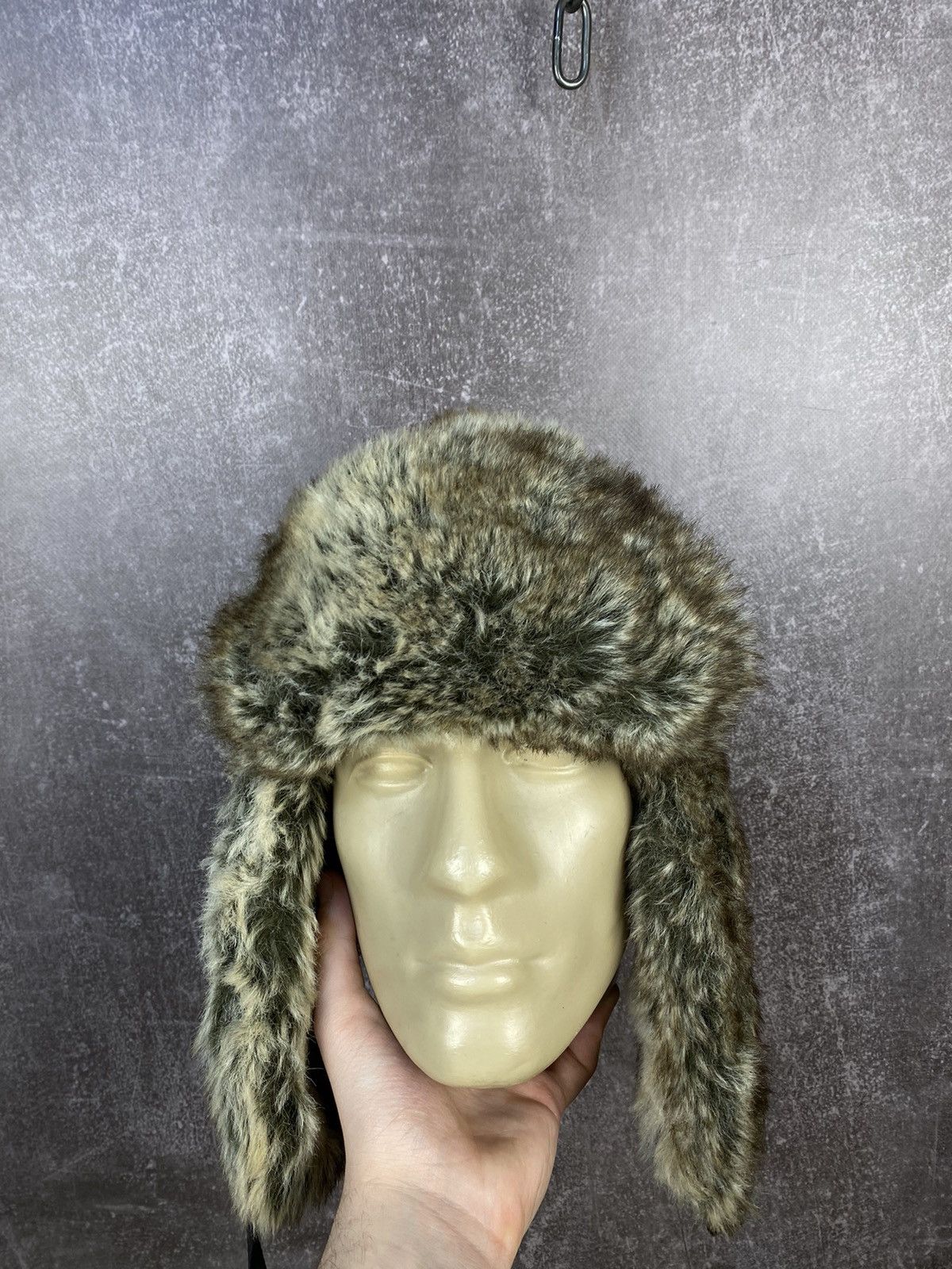 Vintage Vintage Fur Ushanka Beanie Mohair Trapper Hat VTg Size ONE SIZE - 1 Thumbnail