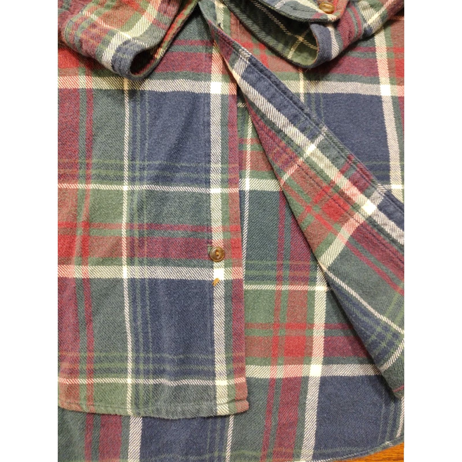 Abercrombie & Fitch VINTAGE Abercrombie & Fitch Mens Large Big Shirt Oversized Flannel Button Up Plaid Size US L / EU 52-54 / 3 - 5 Thumbnail