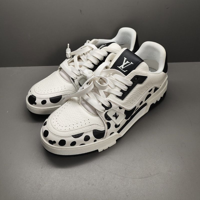 Louis Vuitton Yayoi Kusama x Louis Vuitton Low Top Trainers 0079 Size US 8 / EU 41 - 1 Thumbnail