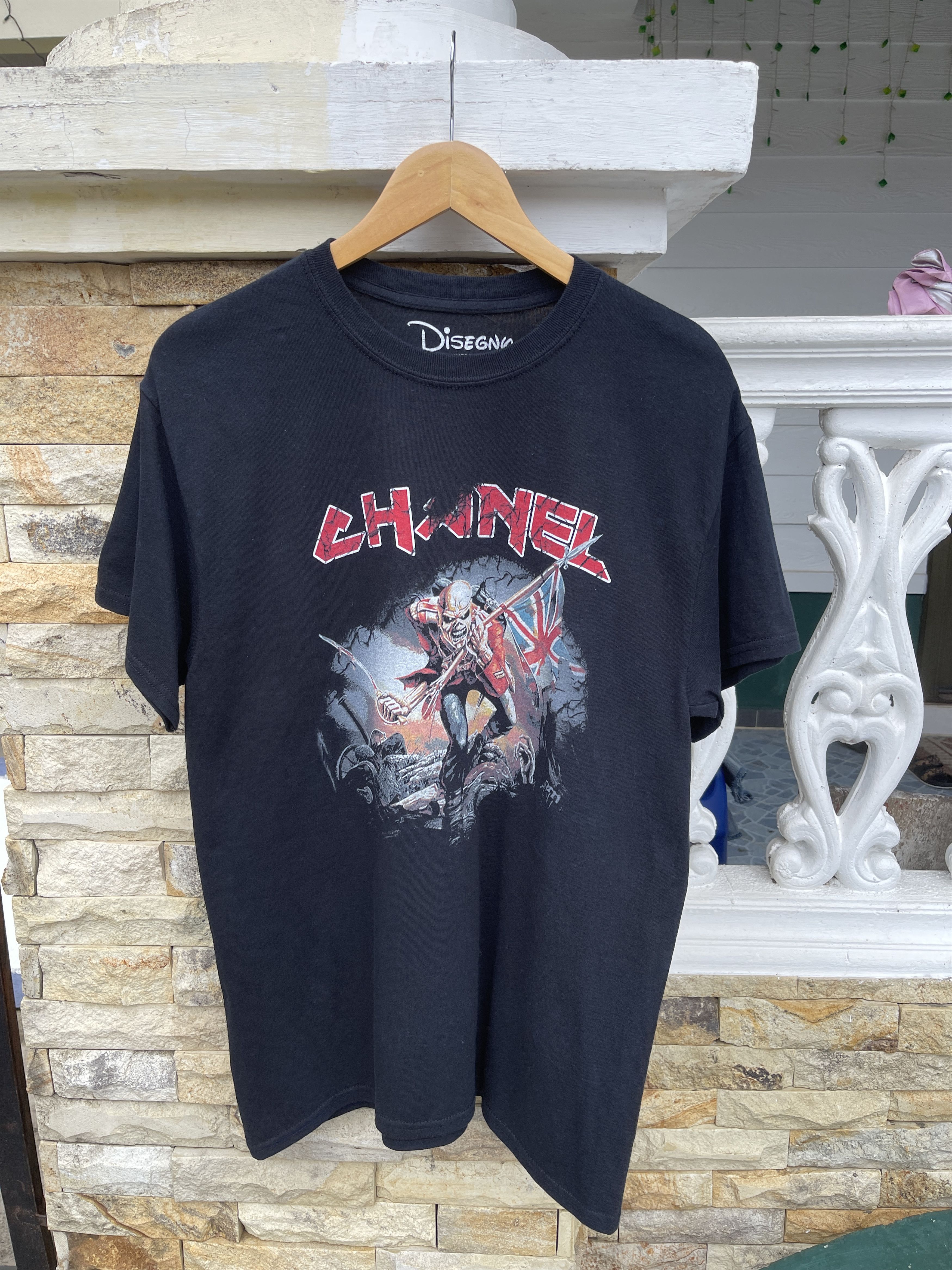 Last Drop🔥Rare🔥Designer Chanel x Iron Maiden Band T-Shirt