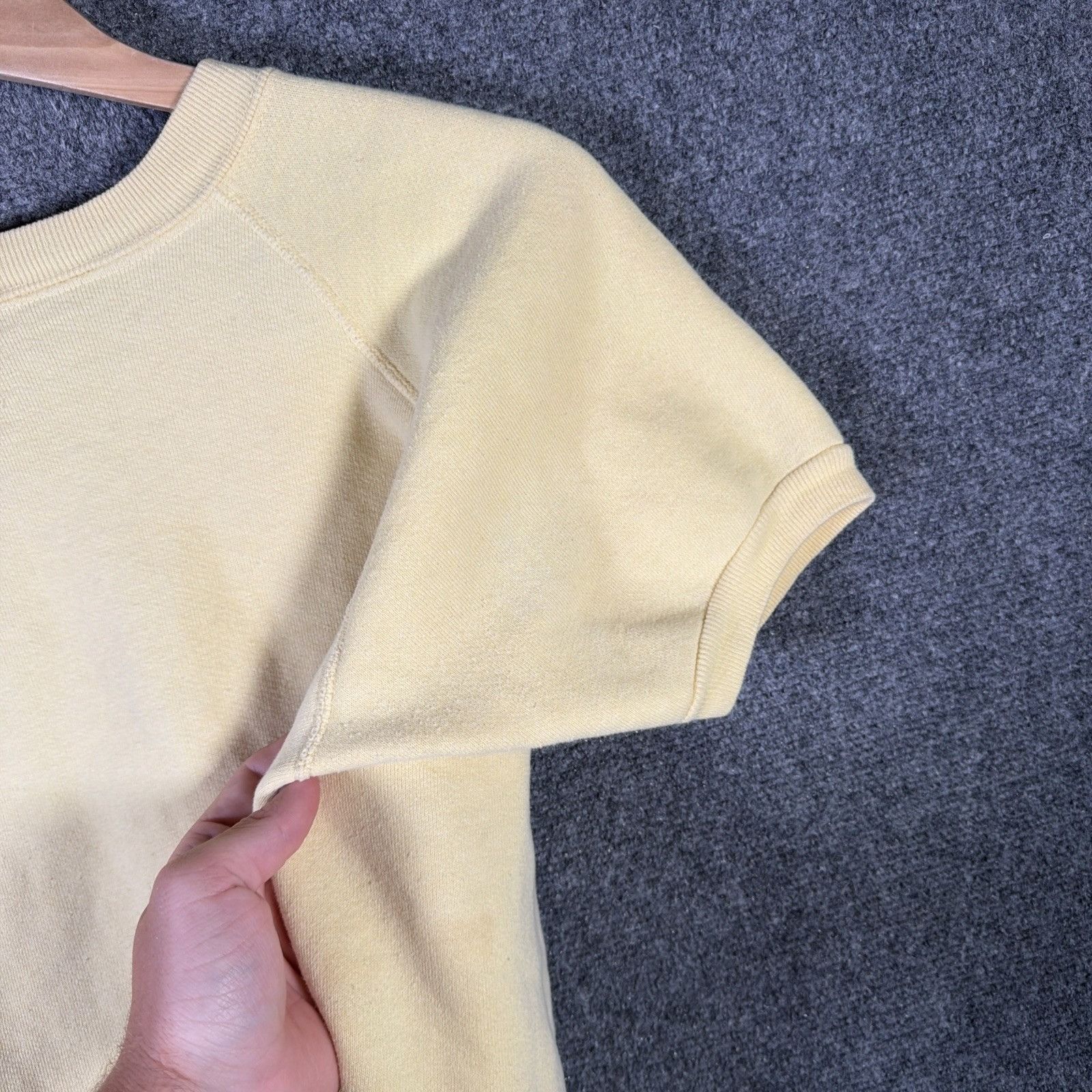 Hanes True Vintage Sweatshirt Large Yellow 50s 60s Bradley College Size US L / EU 52-54 / 3 - 10 Thumbnail