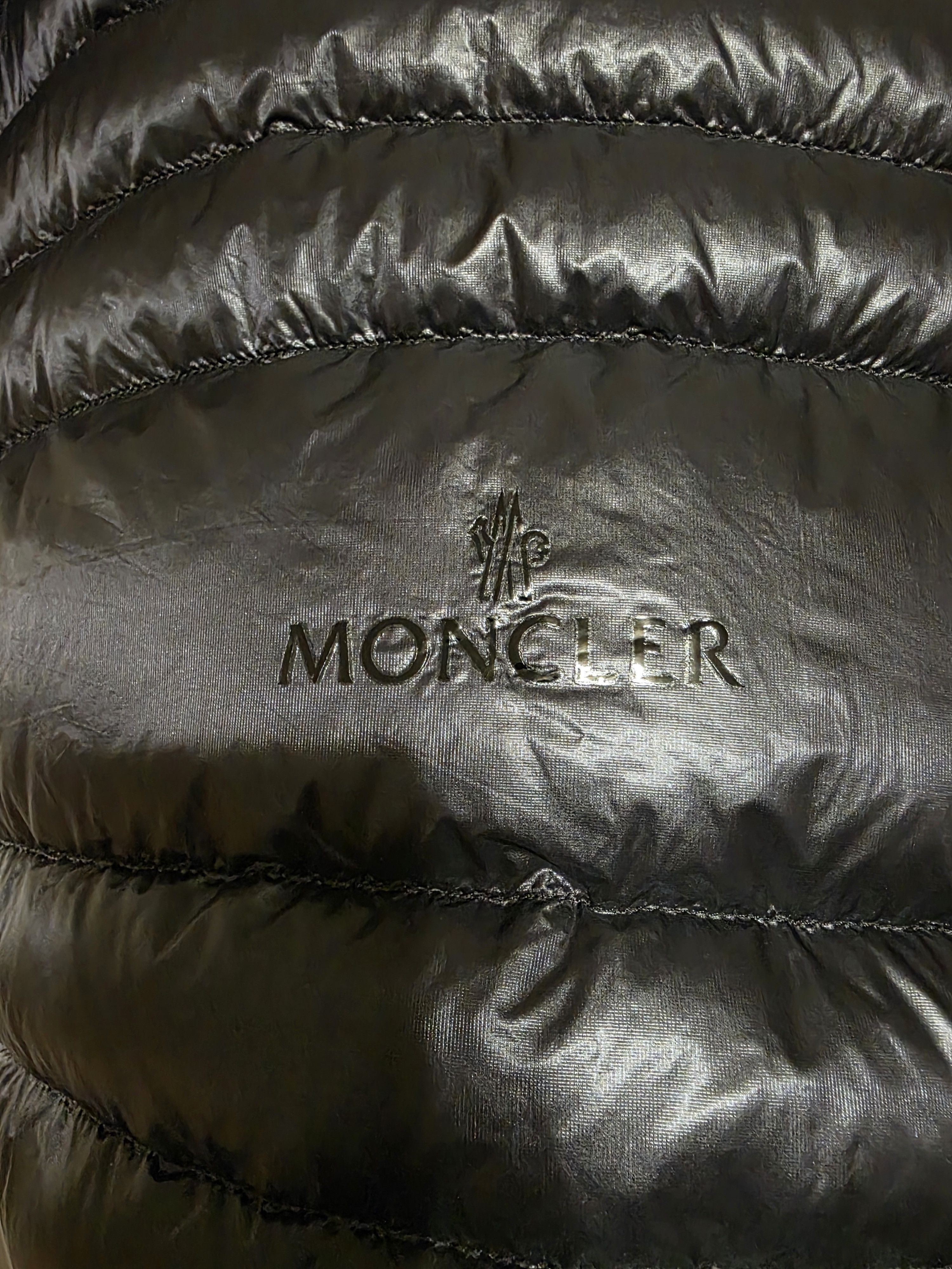 Moncler MONCLER BLACK PATCH LIGHTWEIGHT DOWN JACKET PERFECT CONDIT Size US L / EU 52-54 / 3 - 9 Thumbnail