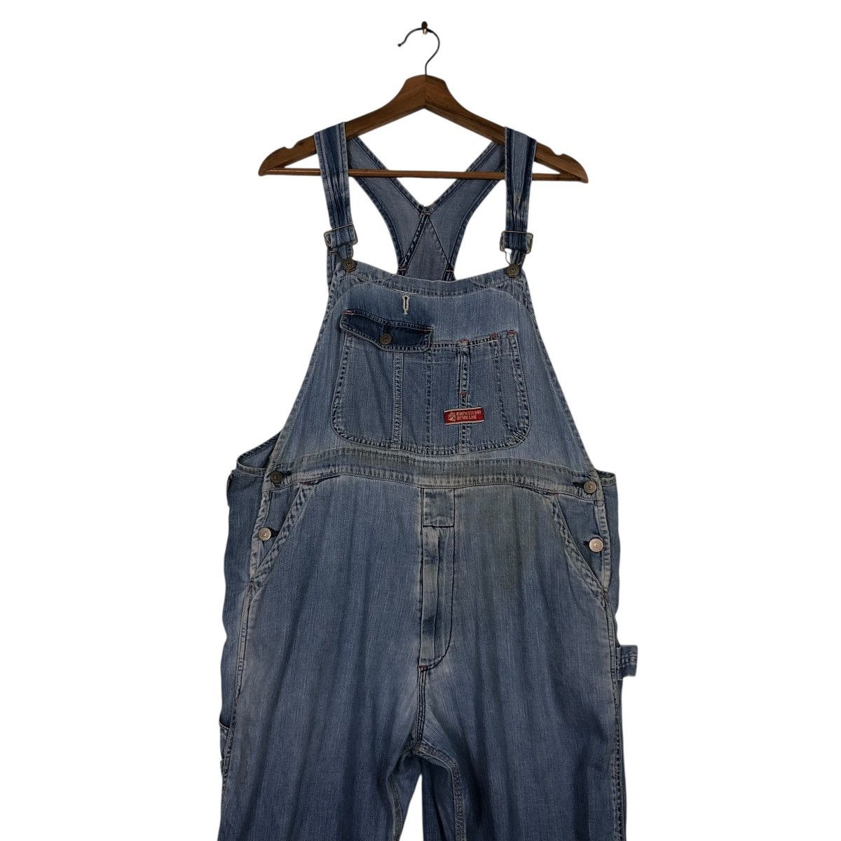 45rpm 🔥VINTAGE CHORE WORK DENIM INDIGO JUMPSUIT 45RPM BONDAGE Size US 38 / EU 54 - 4 Thumbnail