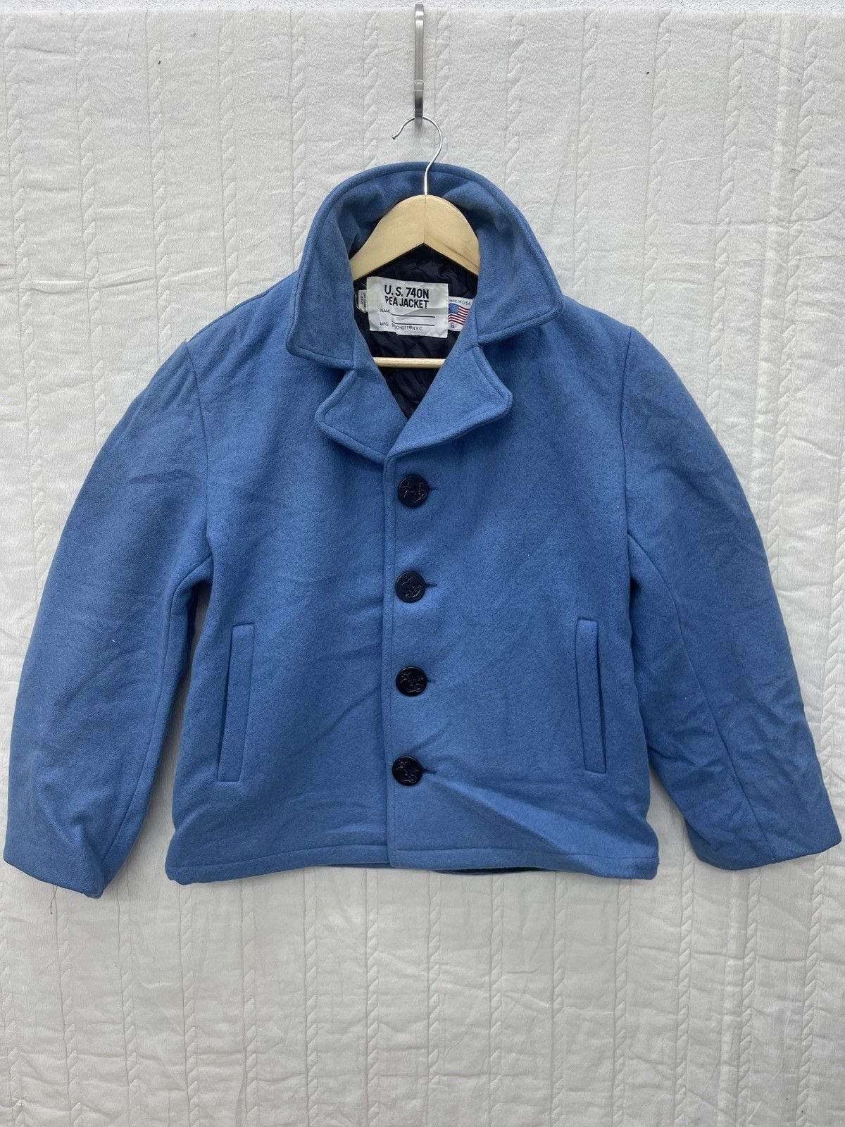 Schott × Vintage STEALS💥WOOL U.S PEA JACKET SCHOTT Size XXL / US 16-18 / IT 52-54 - 1 Thumbnail