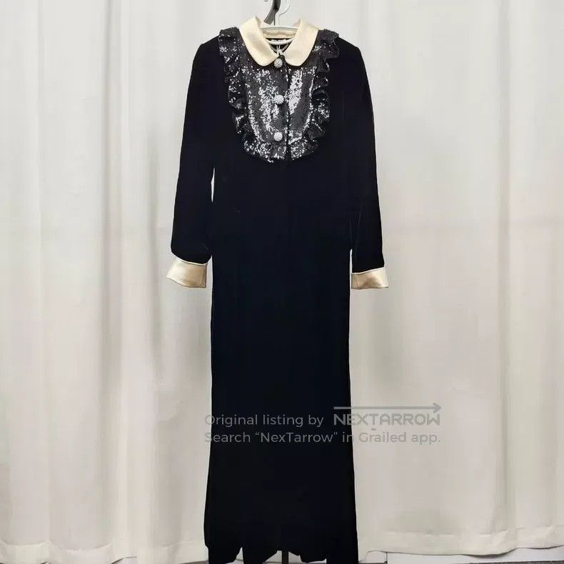 Miu Miu Miu Miu 38 Sequined diamond buckle coat Size M / US 6-8 / IT 42-44 - 1 Thumbnail