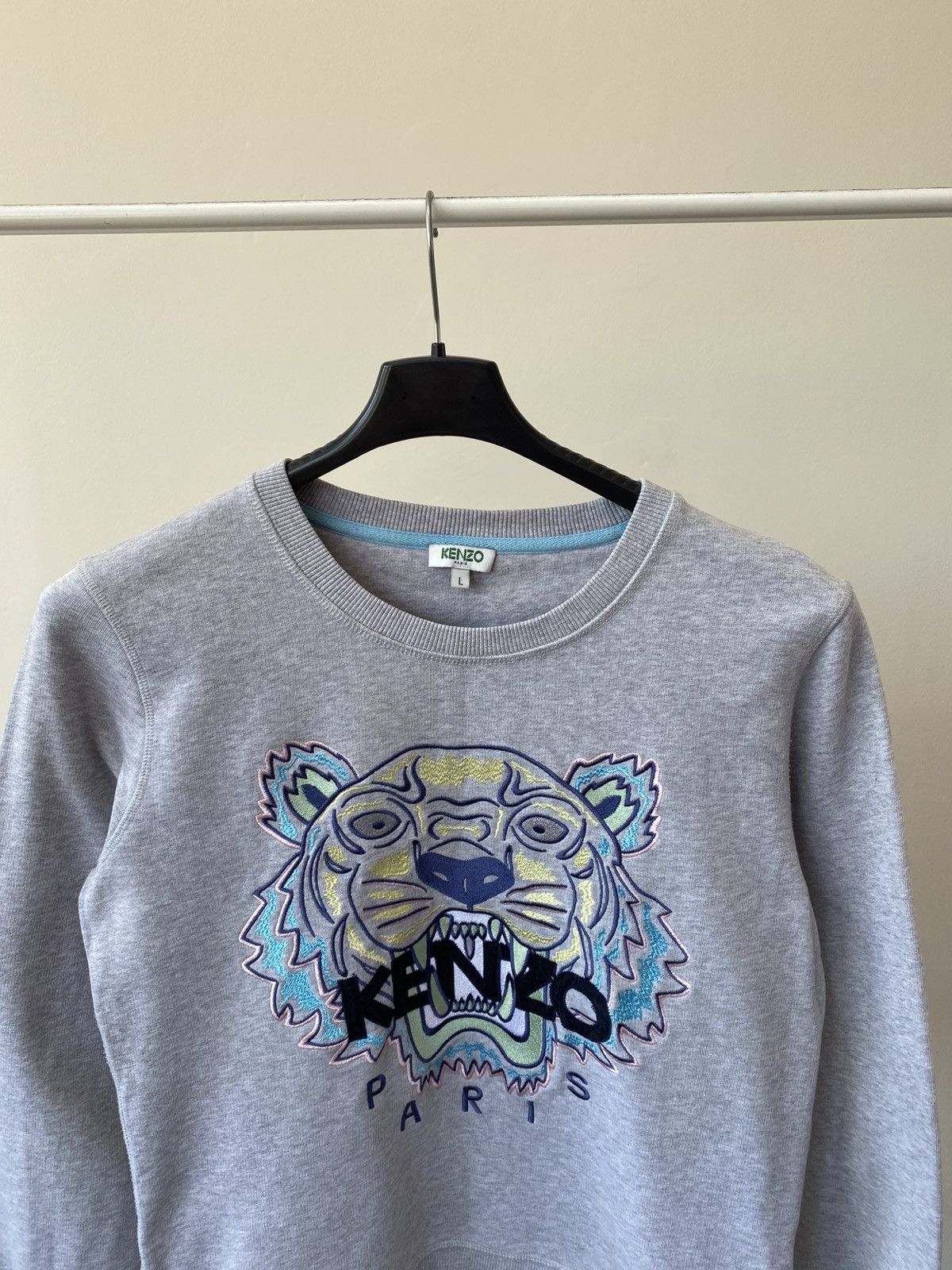 Kenzo Vintage Kenzo womens Tiger sweatshirt Size L / US 10 / IT 46 - 4 Thumbnail