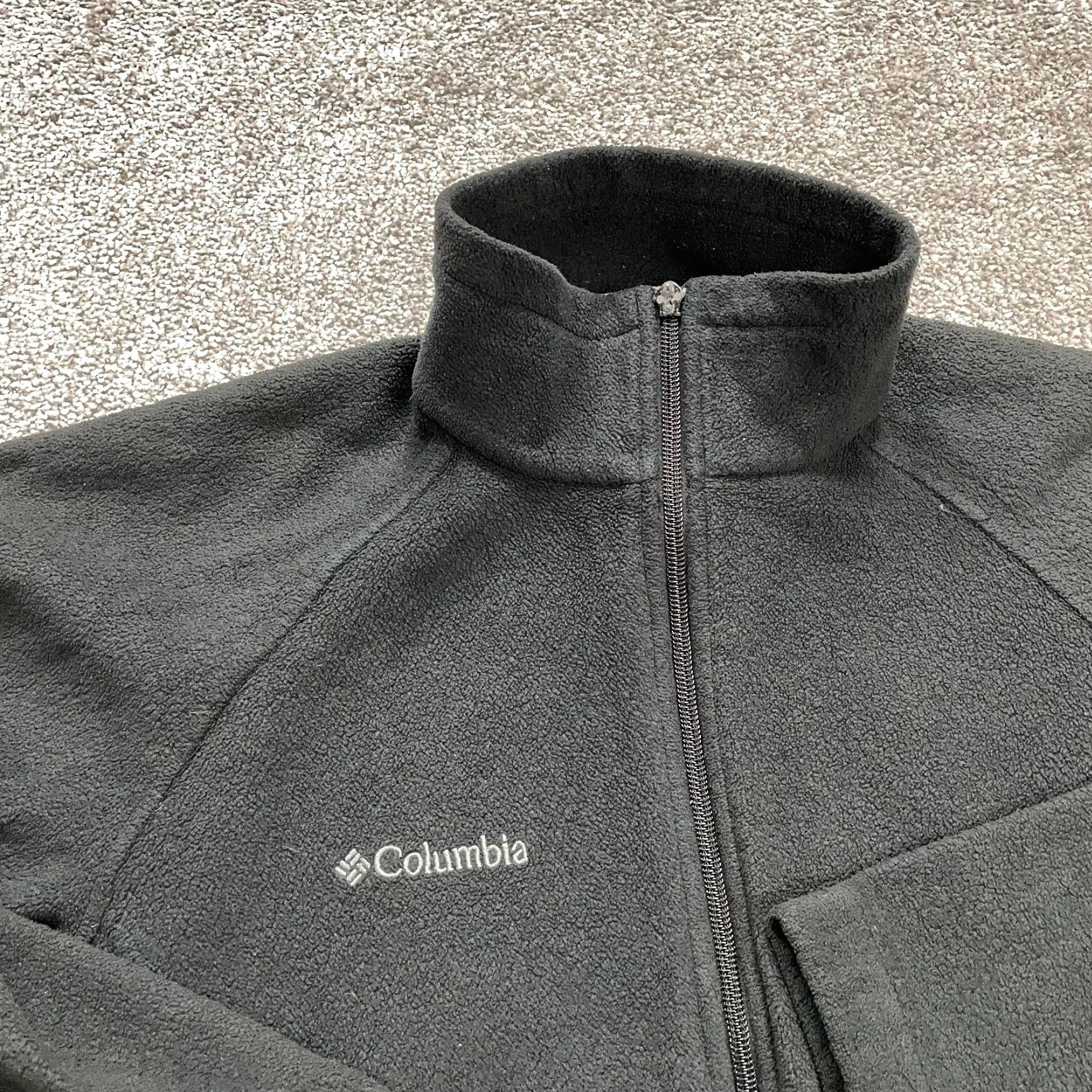 Vintage Columbia Fleece Jacket Womens Small Black High Neck Outdoor Full Zip Pockets Size S / US 4 / IT 40 - 4 Thumbnail