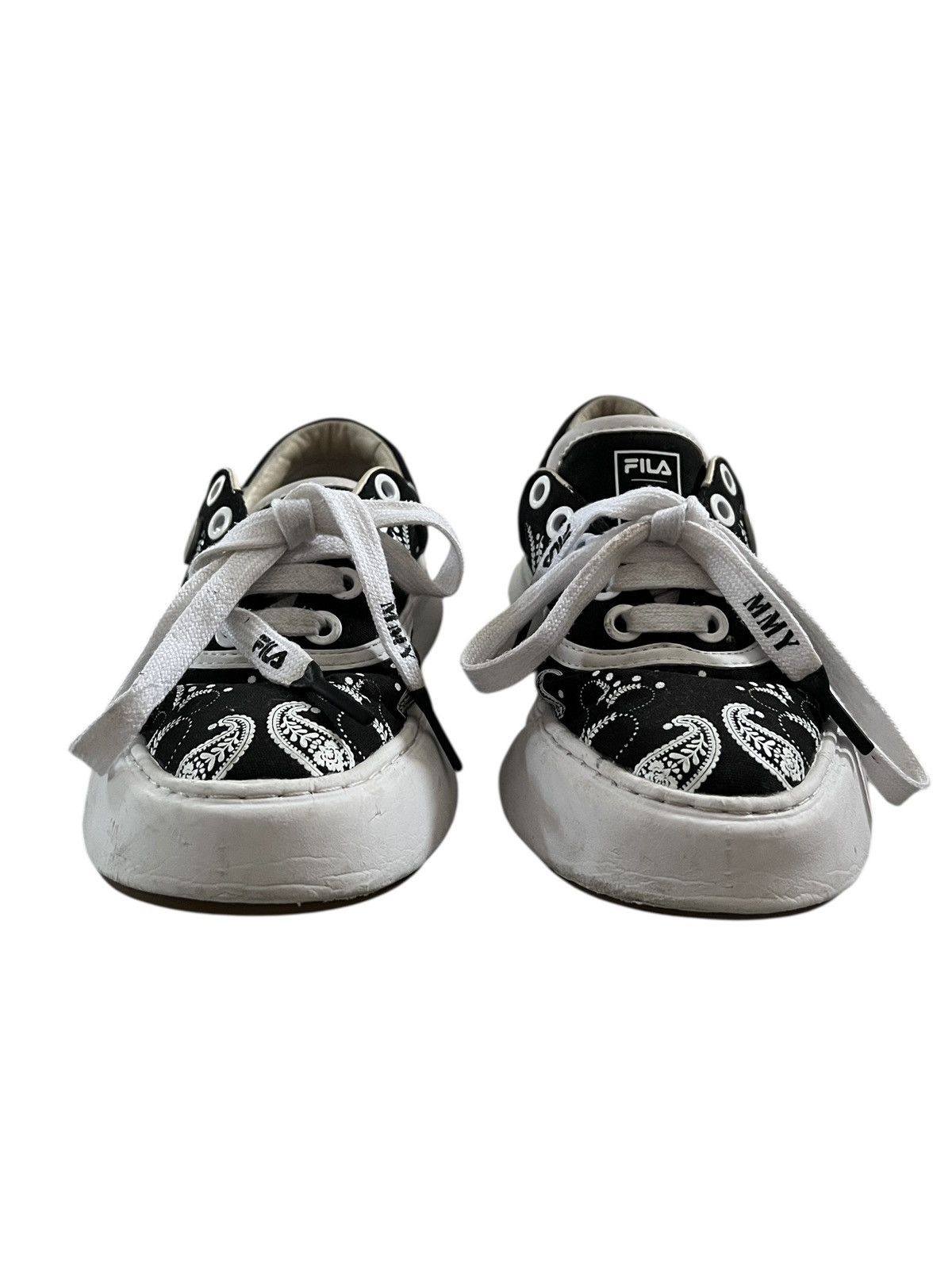Fila × Maison MIHARA YASUHIRO Fila Fusion x Miharayasuhiro Paisley Sneakers Size US 7 / IT 37 - 4 Thumbnail
