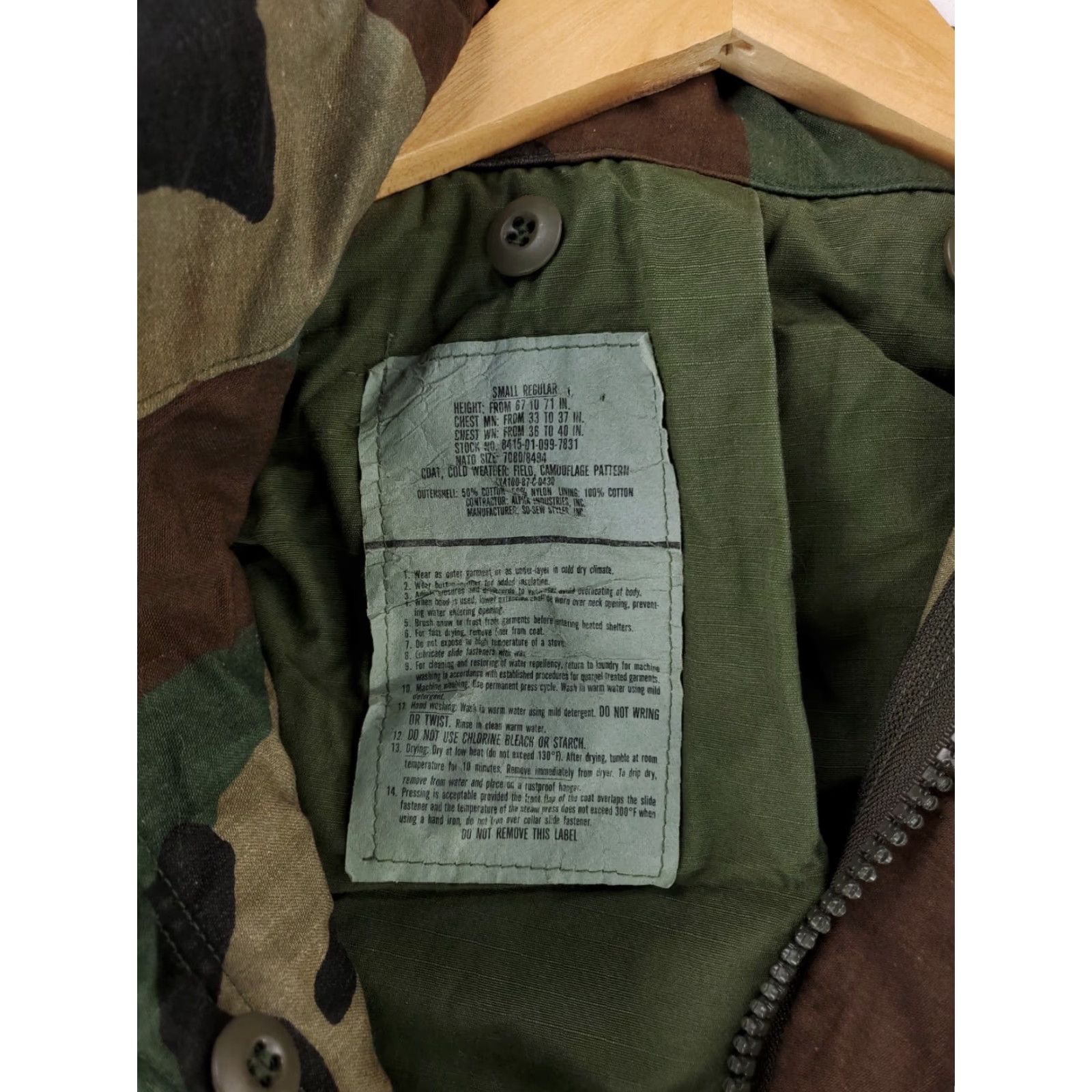 Alpha Industries M65 Alpha Industries Jacket Woodland Camo Full Zip Mens S Reg Military Jacket Regular Color Multicolor Mens Size S Size US S / EU 44-46 / 1 - 3 Thumbnail