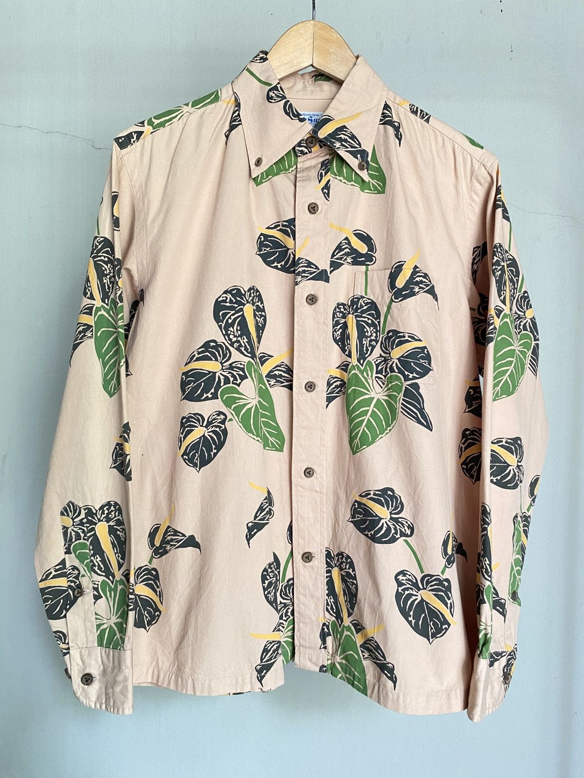 Sun Surf Sun Surf Light Pink Floral Long-Sleeve Shirt Size US S / EU 44-46 / 1 - 10 Thumbnail