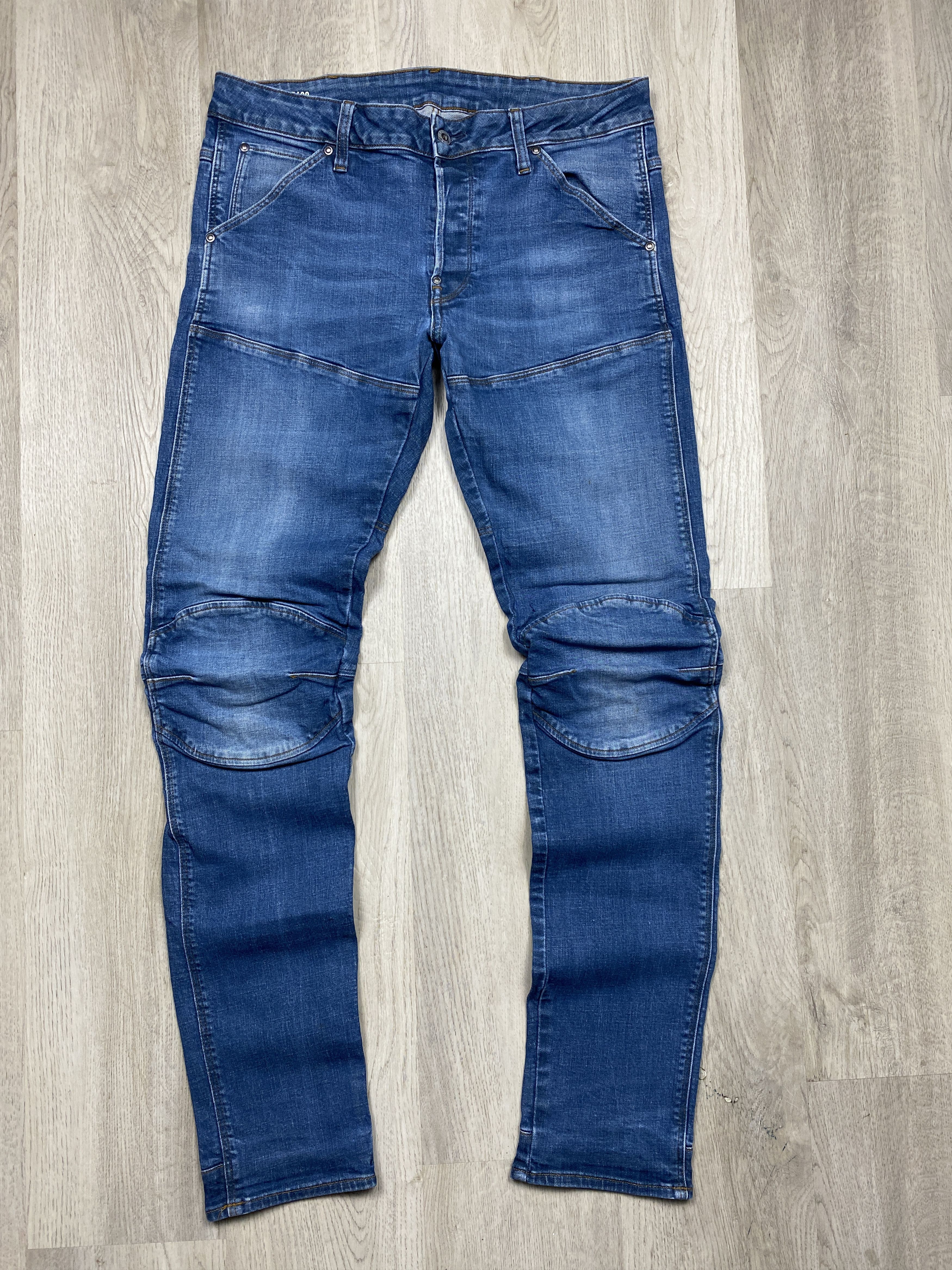 G-Star G Star Raw Vintage 3D Slim Denim Pants Jeans Double Knee Size US 33 - 1 Thumbnail