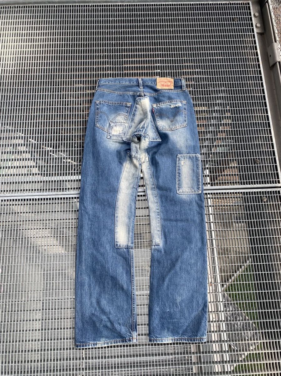 Levi's Levi’s 501 Vintage Patchwork Streetwear Jeans Size US 30 / EU 46 - 2 Thumbnail