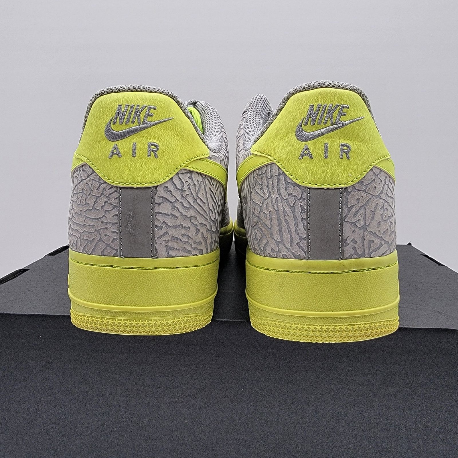 Nike Nike Air Force 1 Low 'Elephant Volt' Mens Sz 9.5 488298 041 Size US 9.5 / EU 42-43 - 4 Thumbnail