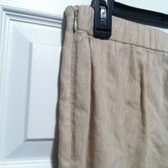 J. Jill J.JILL WOMEN'S 55%LINEN 42%VISCOSE CASUAL PANTS SIZE: S/26" Size 27" / US 4 / IT 40 - 5 Thumbnail