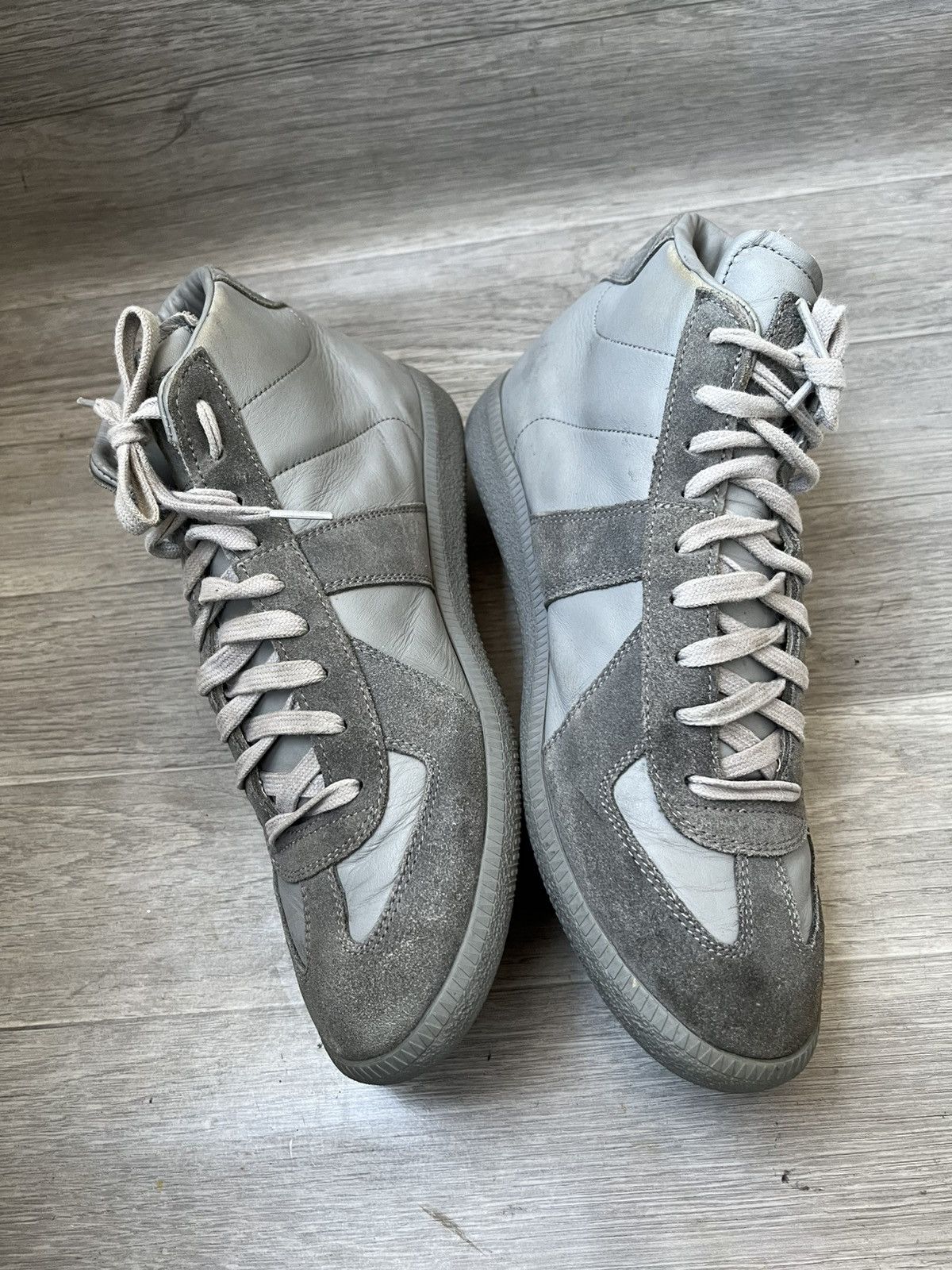 Maison Margiela Maison Margiela replica GAT hi-top suede sneakers Size US 10 / EU 43 - 8 Thumbnail