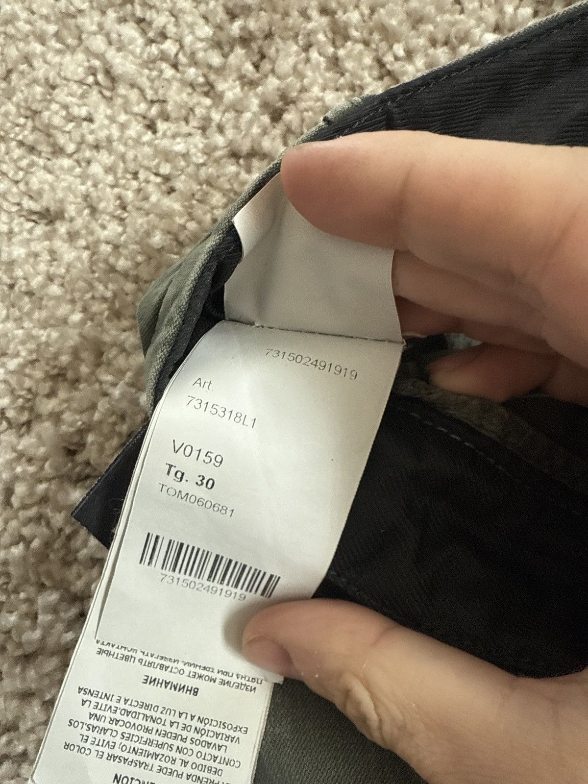 Stone Island Stone island cargo pants olive green 30 waist rare Size US 30 / EU 46 - 4 Thumbnail