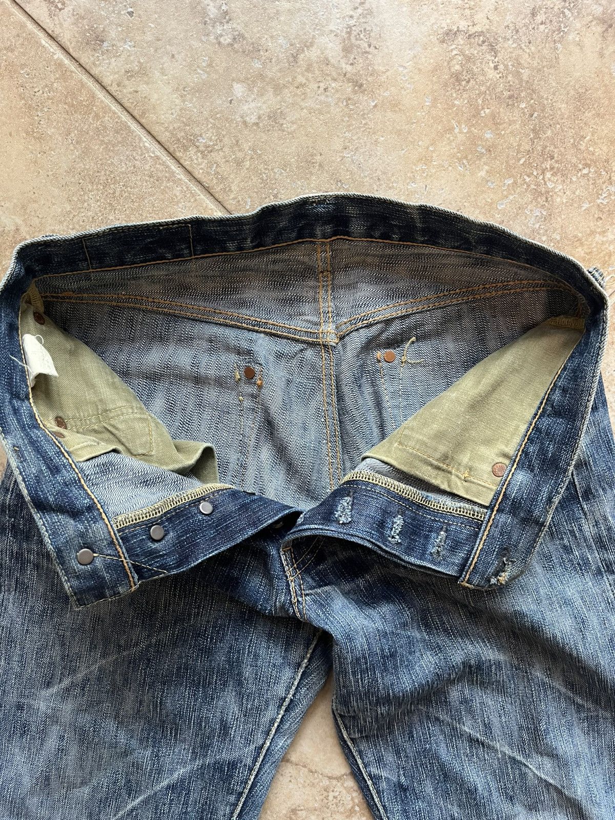 Oni 15.7 oz Raw Selvedge Oni denim Size US 32 / EU 48 - 5 Thumbnail