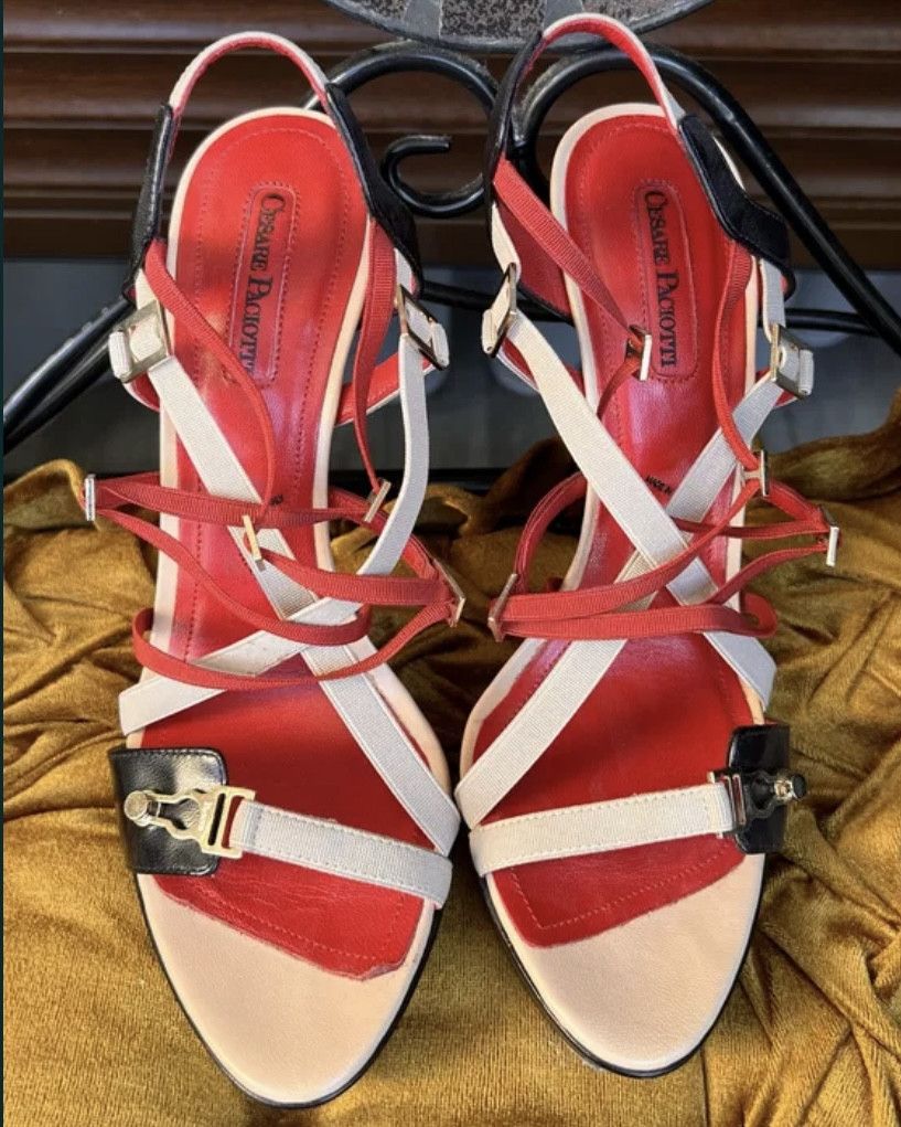 Paciotti Cesare Paciotti Dagger Heels Size US 8.5 / IT 38.5 - 2 Thumbnail