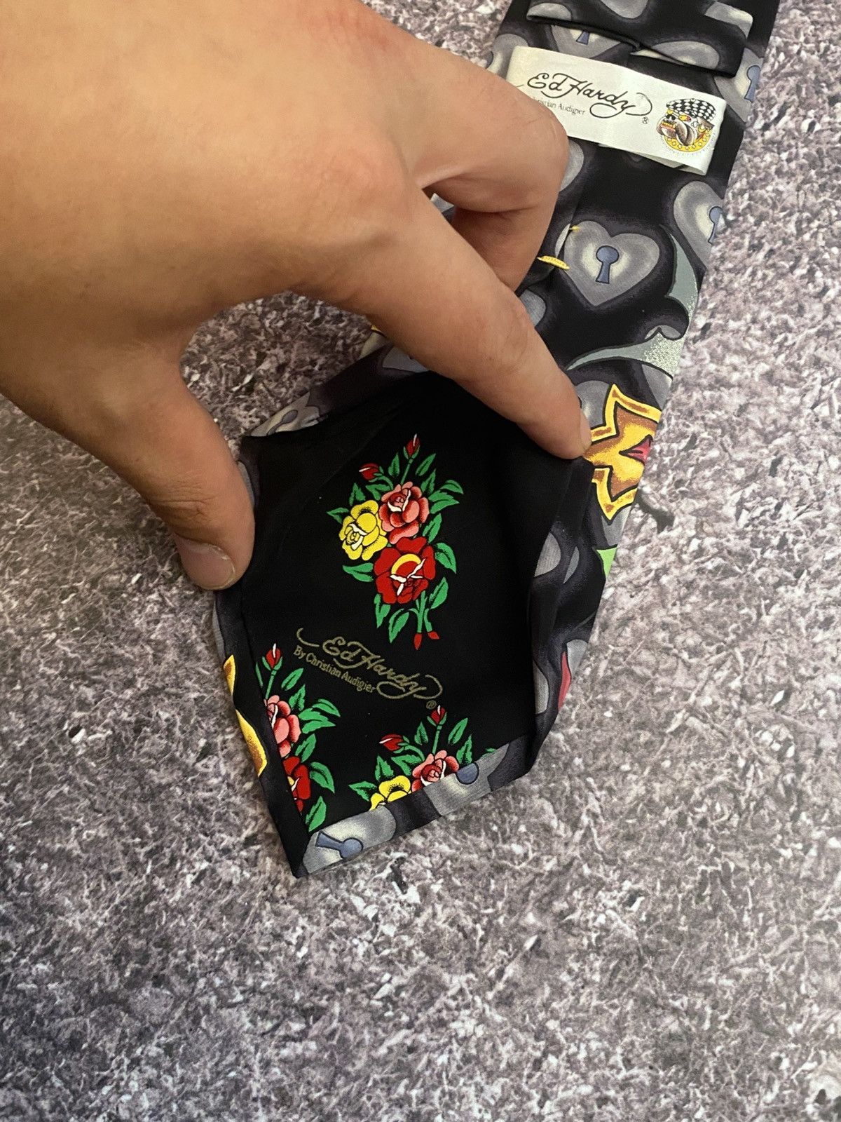 Ed Hardy Ed hardy rare tie Size ONE SIZE - 3 Thumbnail