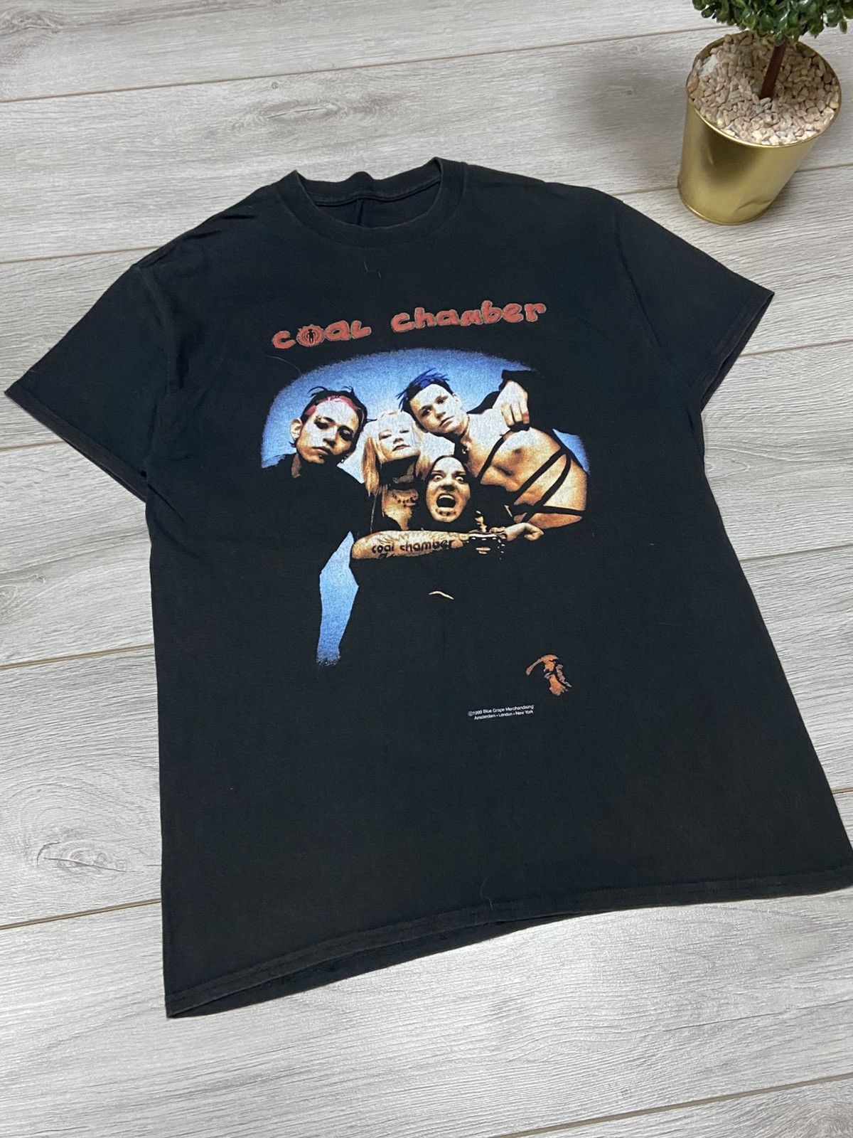 Band Tees Coal Chamber 1999 Blue Grape vintage Metal Band Tee Size US M / EU 48-50 / 2 - 3 Thumbnail