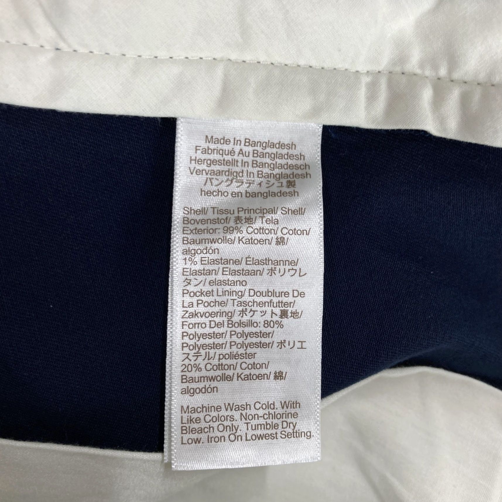 J.Crew J.Crew Flex Pants Mens 34x32 Straight Chino Blue Stretch Preppy Casual Work Business Size US 34 / EU 50 - 7 Thumbnail
