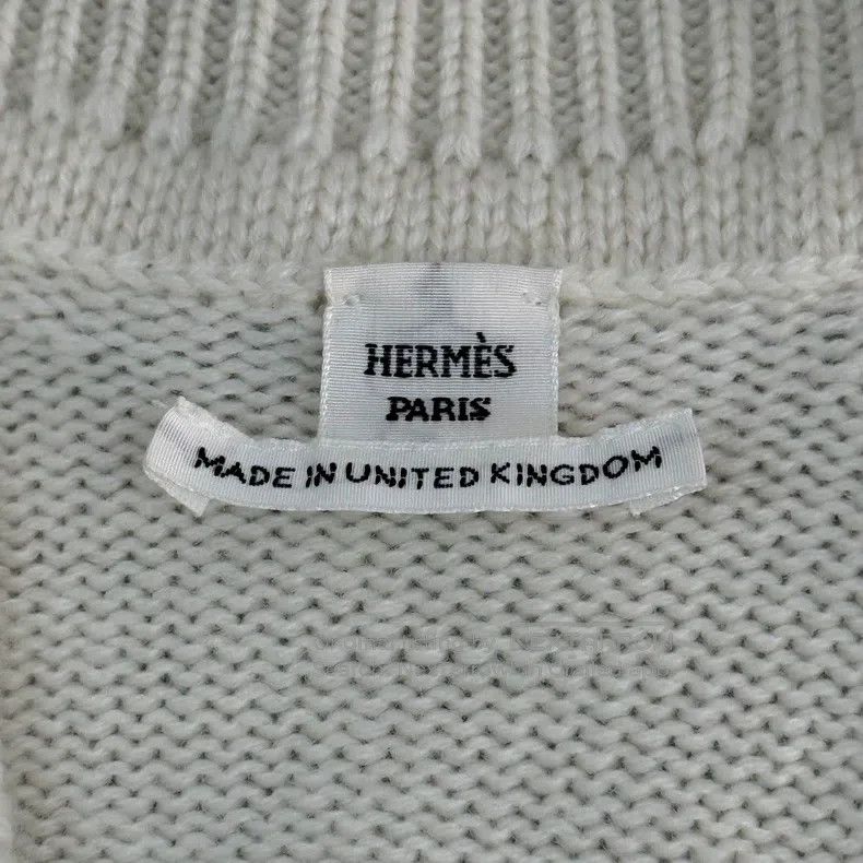 Hermes Hermes Off-White Cashmere Dress Size XXS / US 00 / IT 34 - 5 Thumbnail