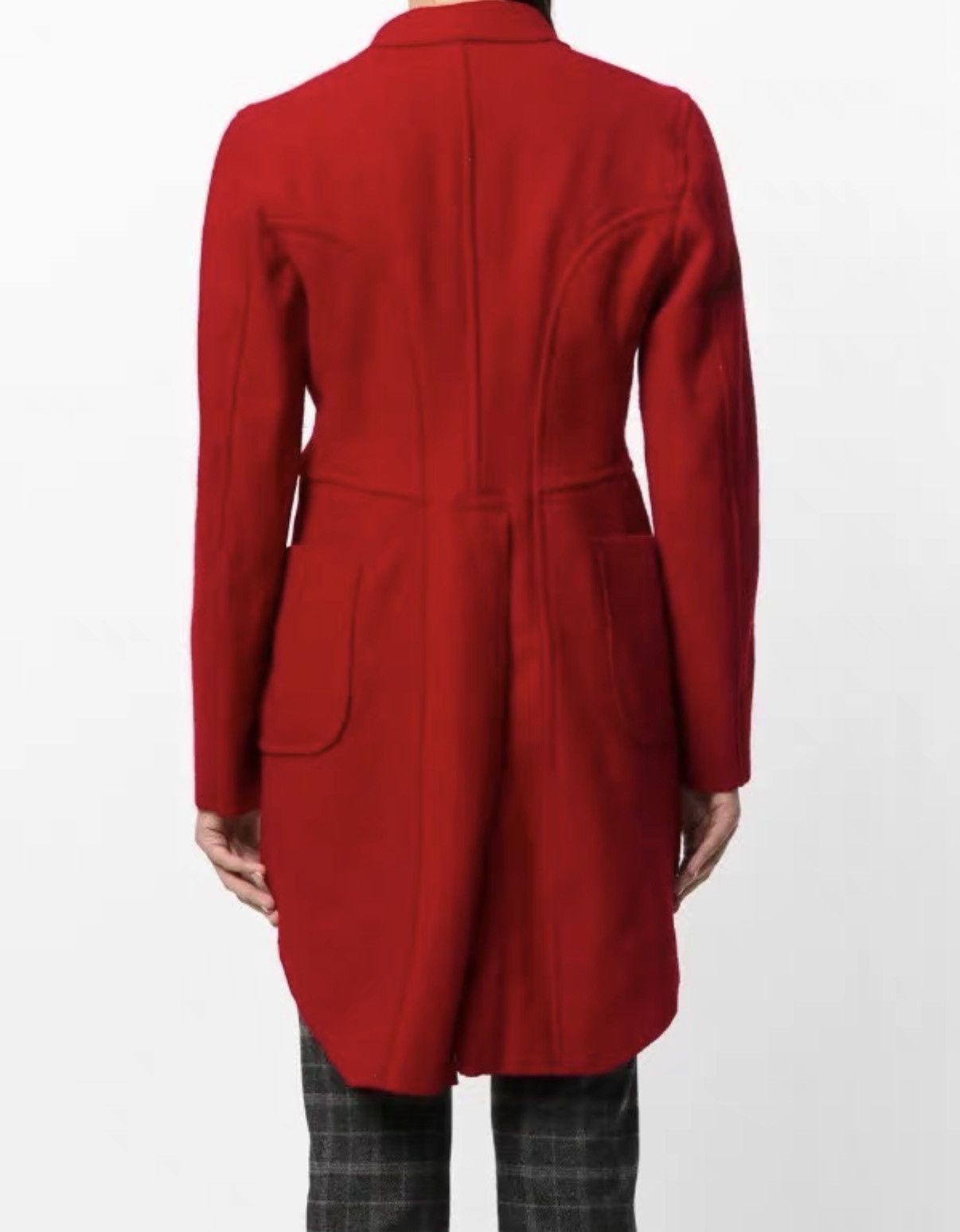 Comme des Garcons Comme des Garçons (Main Line) Asymmetric Wool Tuxedo Jacket Size M / US 6-8 / IT 42-44 - 7 Thumbnail