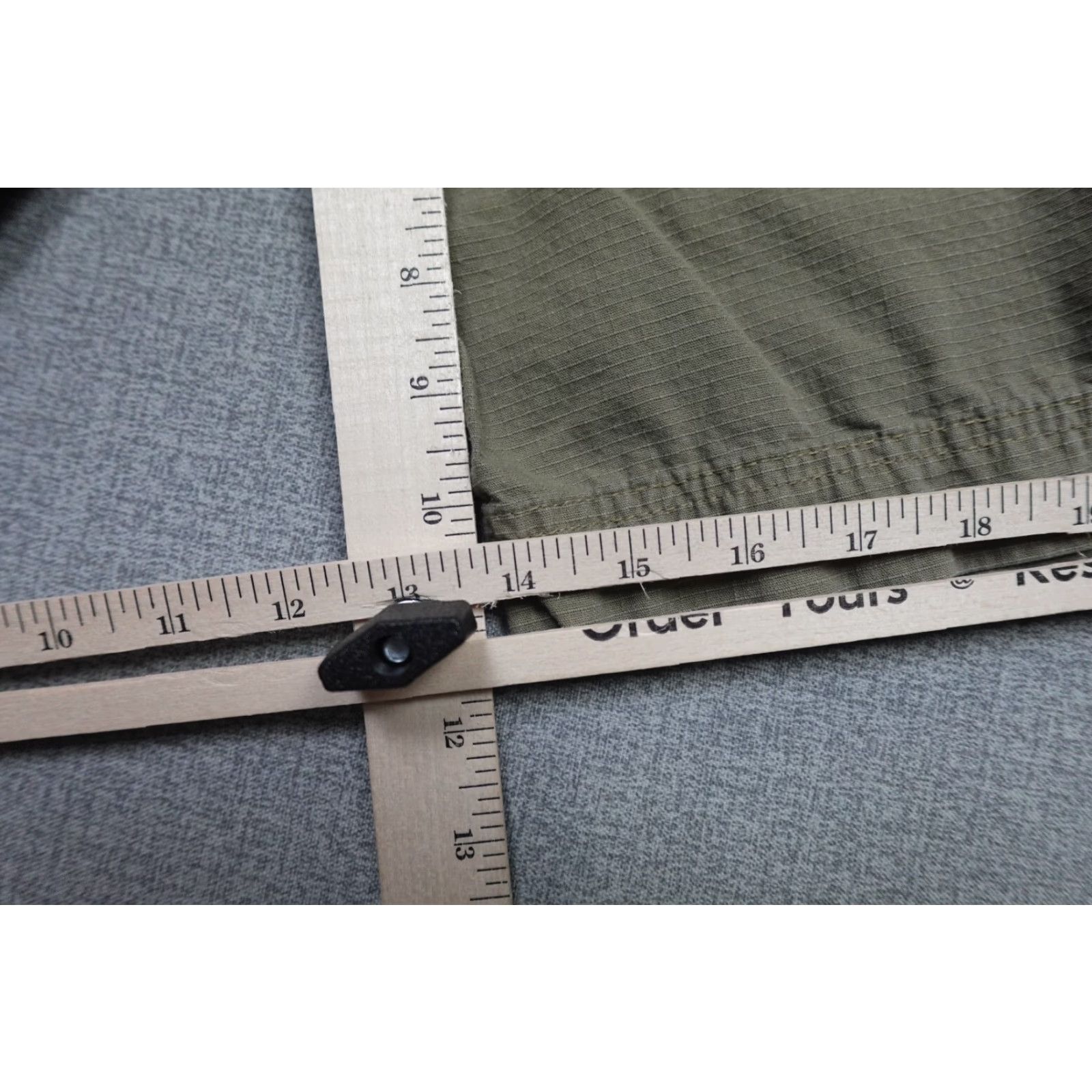Vintage VINTAGE Cargo Short Mens 34 Green Ripstop Loose Baggy Fit Pocket Hiking Outdoors Casual Men Green 90s Theme Size US 34 / EU 50 - 3 Thumbnail
