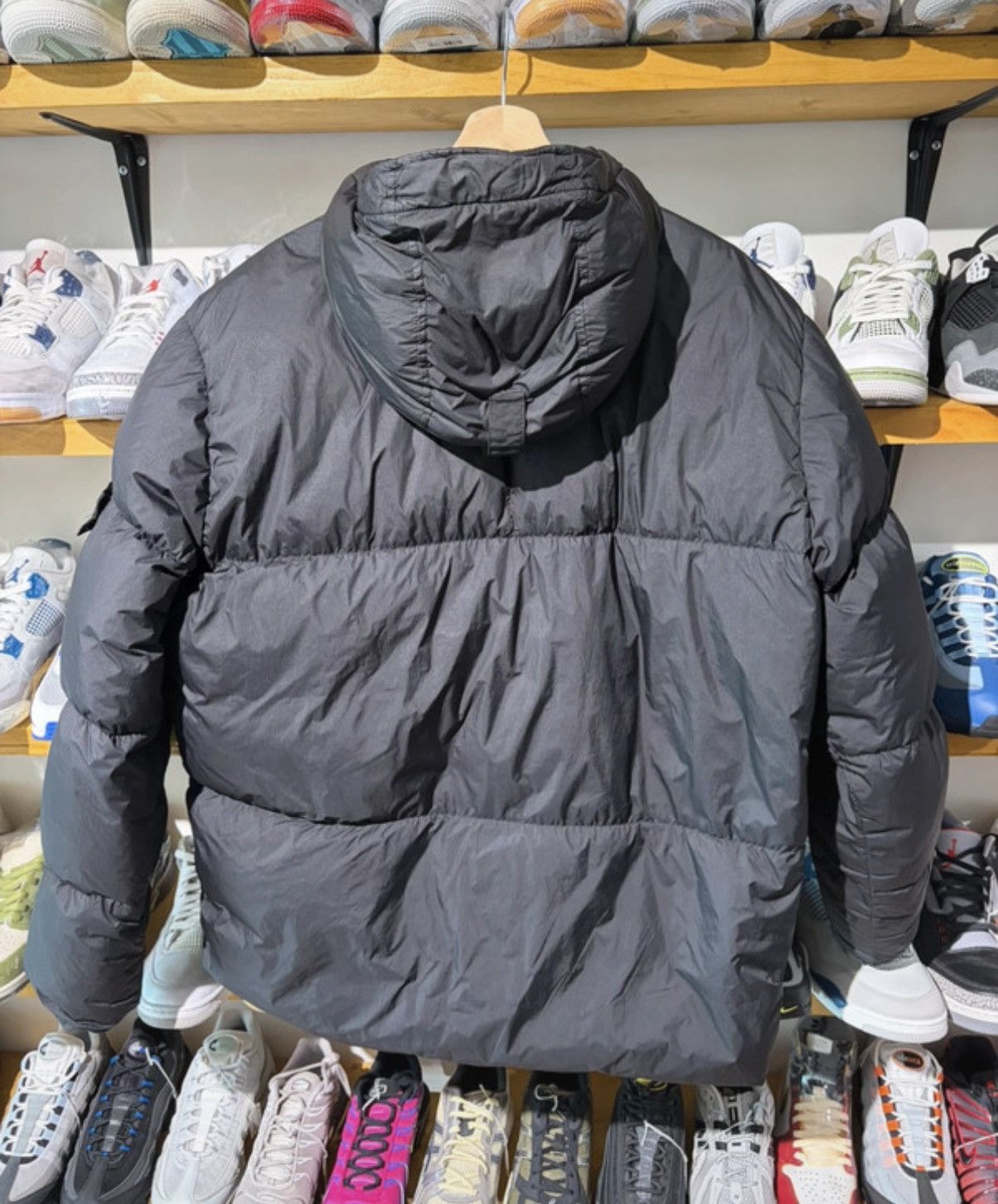 Stone Island Stone Island Garment Dyed Crinkle RepsR-NY Down Jacket Black Size US XXL / EU 58 / 5 - 2 Thumbnail