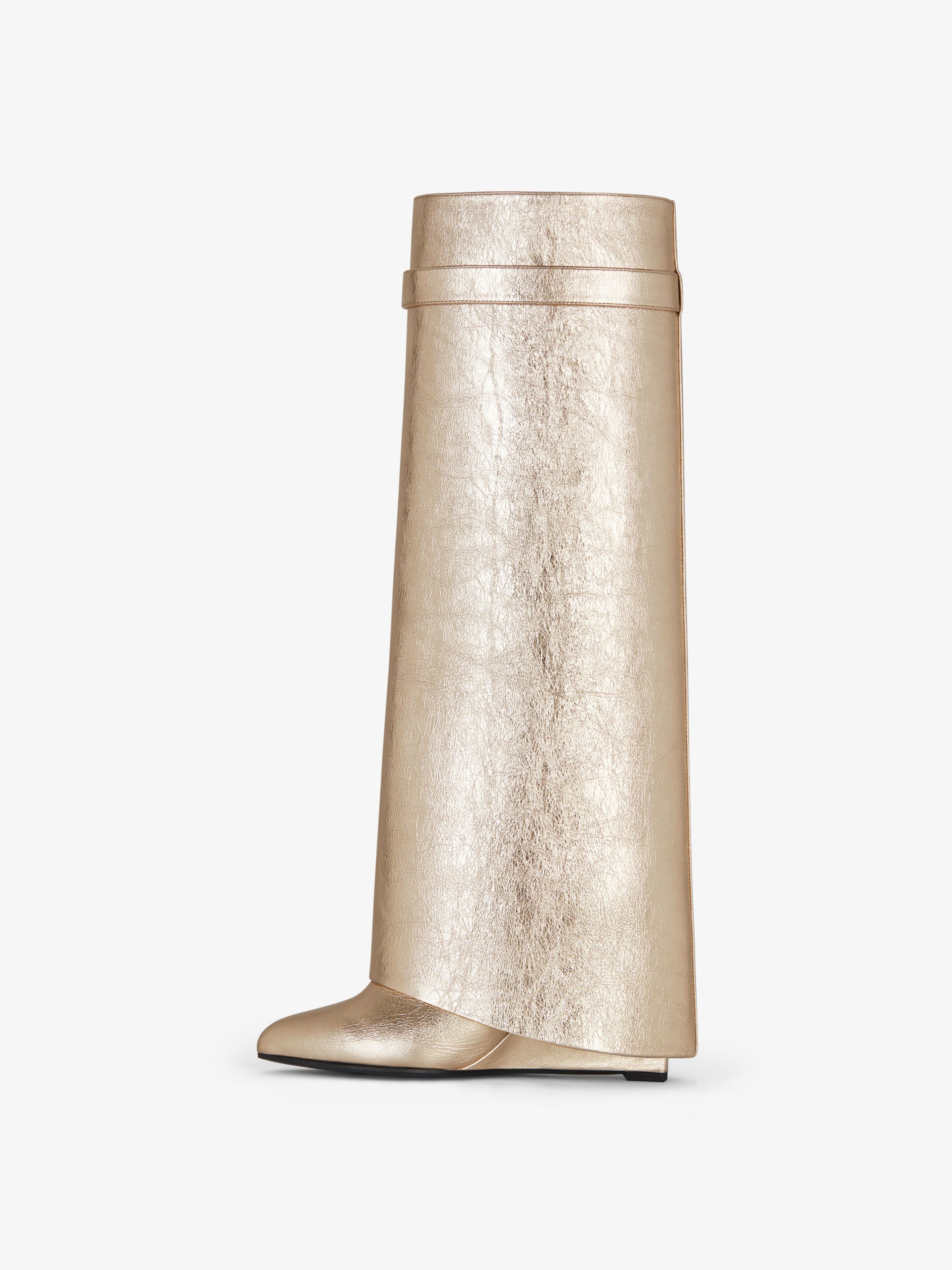 Givenchy o1srvl11e0525 Shark Lock Pant Boots 90mm in Dusty Golden Size US 11 / IT 41 - 5 Thumbnail