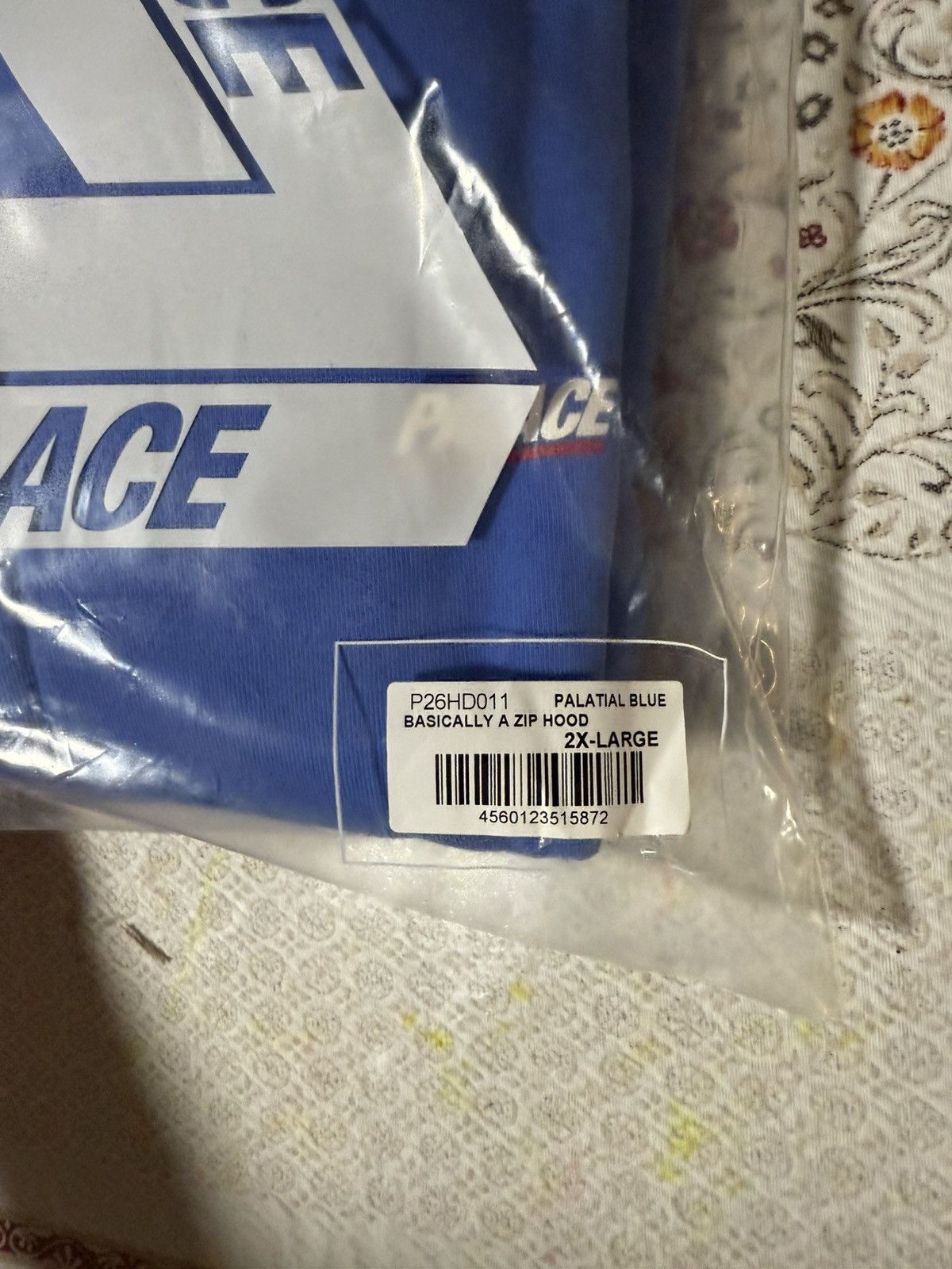 Palace Palace Basically A Zip Hood Blue SS24 Size XXL Sweatshirt Size US XXL / EU 58 / 5 - 4 Thumbnail
