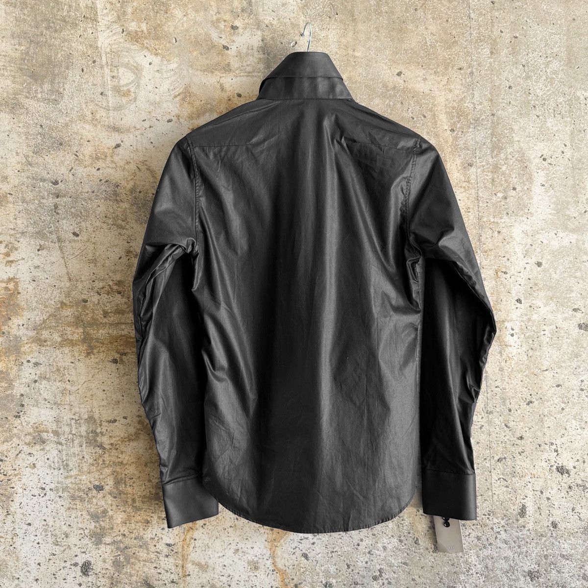 Dior Dior Homme RUNWAY AW08 Mandarin Collar Waxed Shirt By KVA Size US XS / EU 42 / 0 - 3 Thumbnail