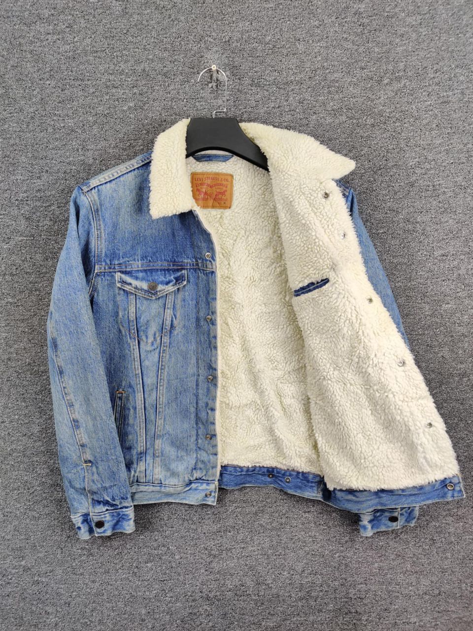 Levi's Vintage Levis Sherpa Denim Trucker Jacket Size US M / EU 48-50 / 2 - 9 Thumbnail