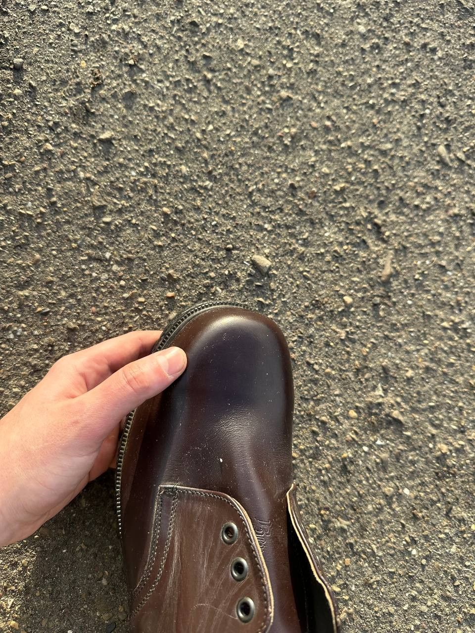 Other Steel Toe Vintage Bergmann Guidi style Leather Loafers Shoes Size US 10 / EU 43 - 11 Thumbnail