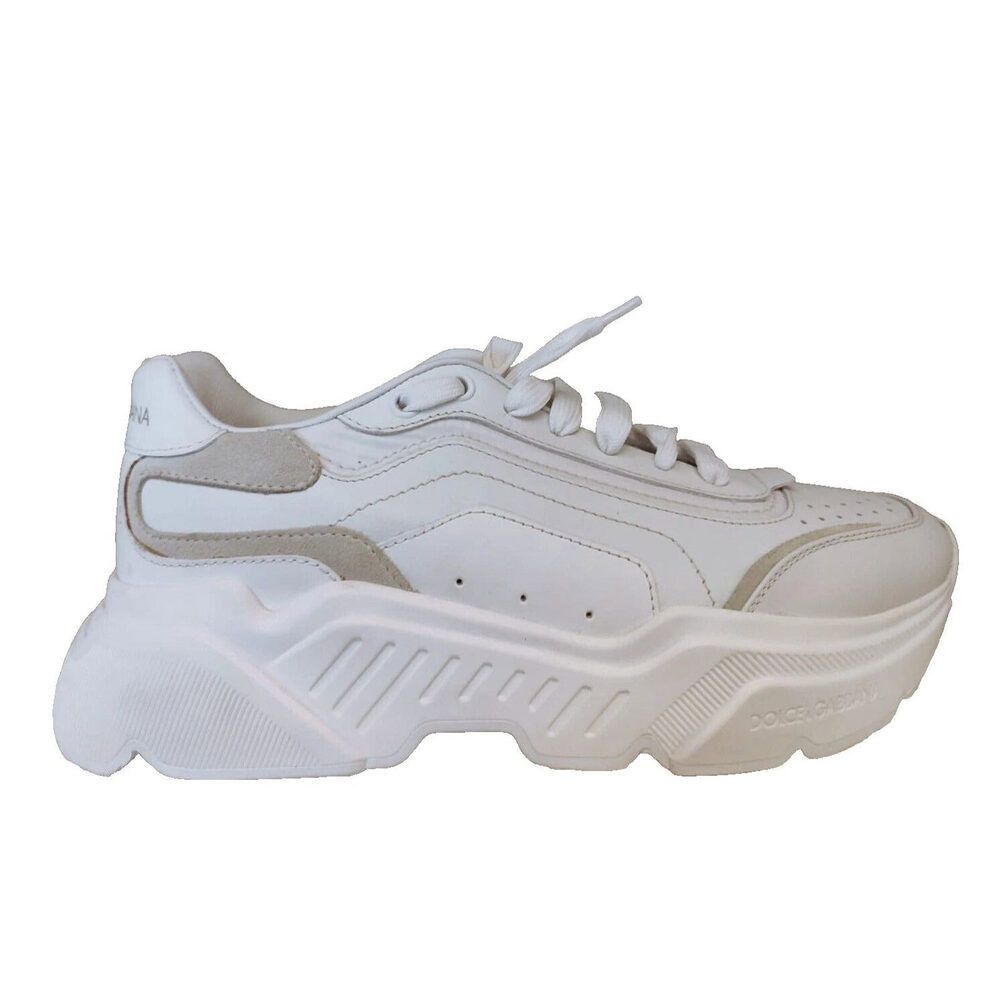 Dolce & Gabbana Dolce & Gabbana White Daymaster Low Top Mens Sneakers Shoes Size US 9 / EU 42 - 5 Thumbnail